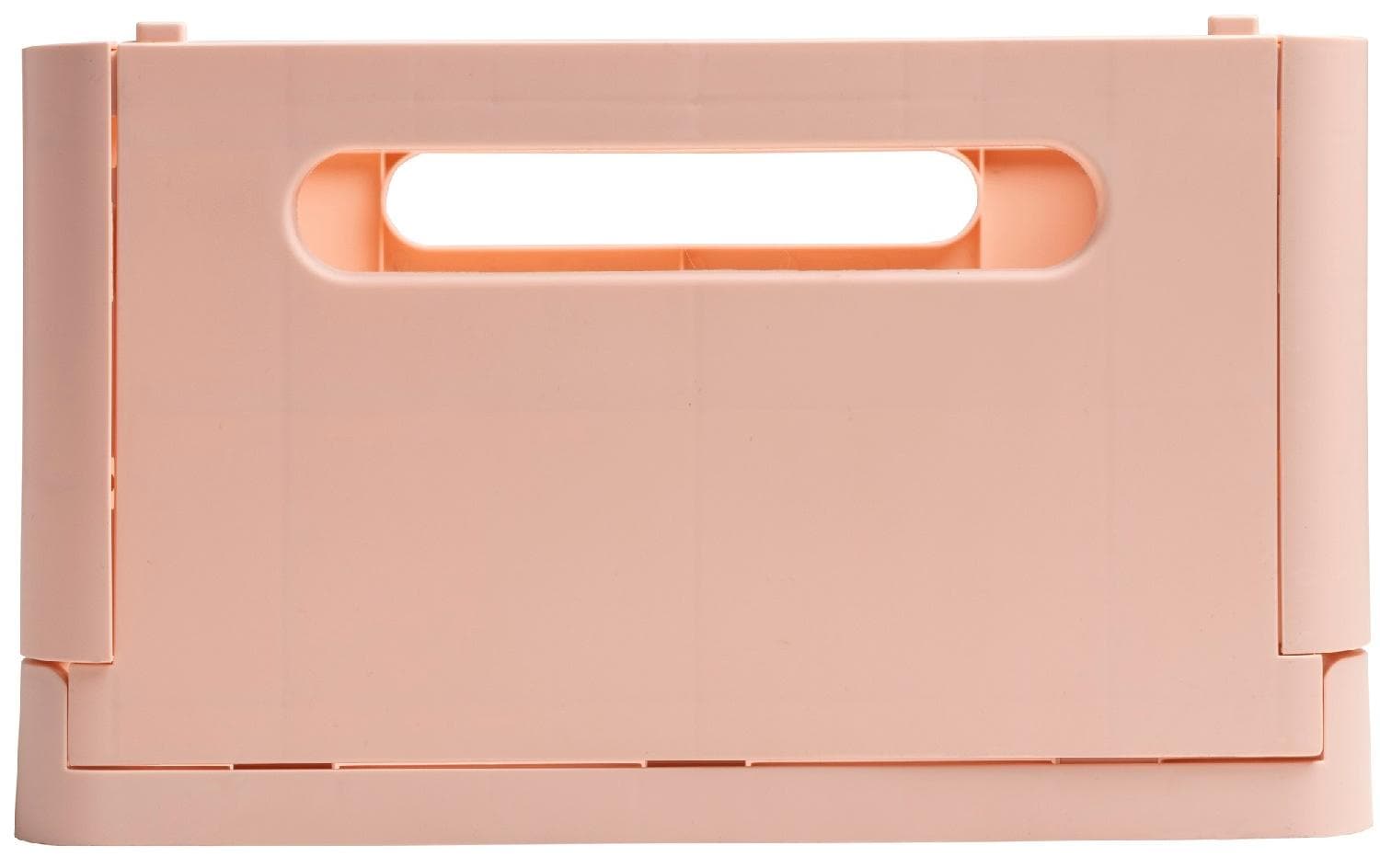 Exacompta Skandi Aufbewahrungsbox A4+ – klappbar, stapelbar, 375 × 40 × 275 mm, hellrosa, Kunststoff