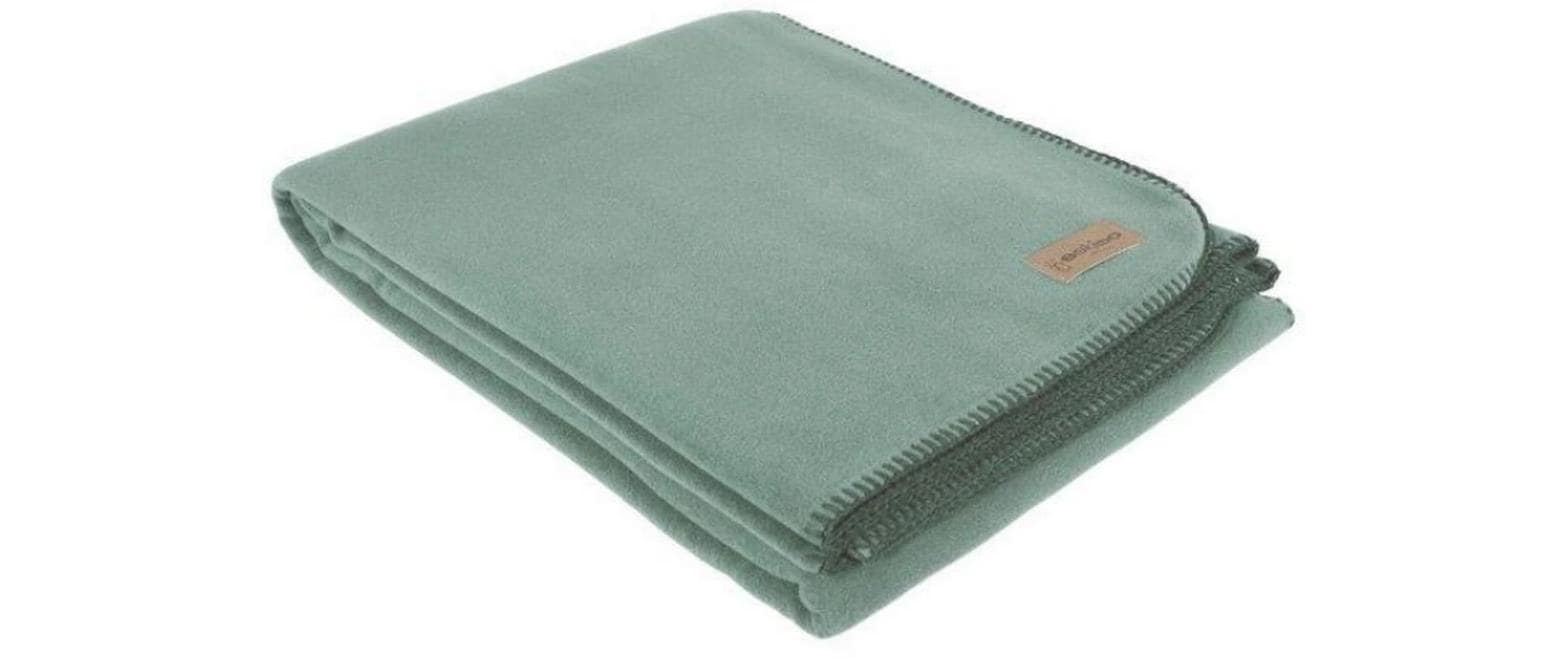 Eskimo Wohndecke – 150 × 200 cm, Viskose/Polyester, Hellgrün