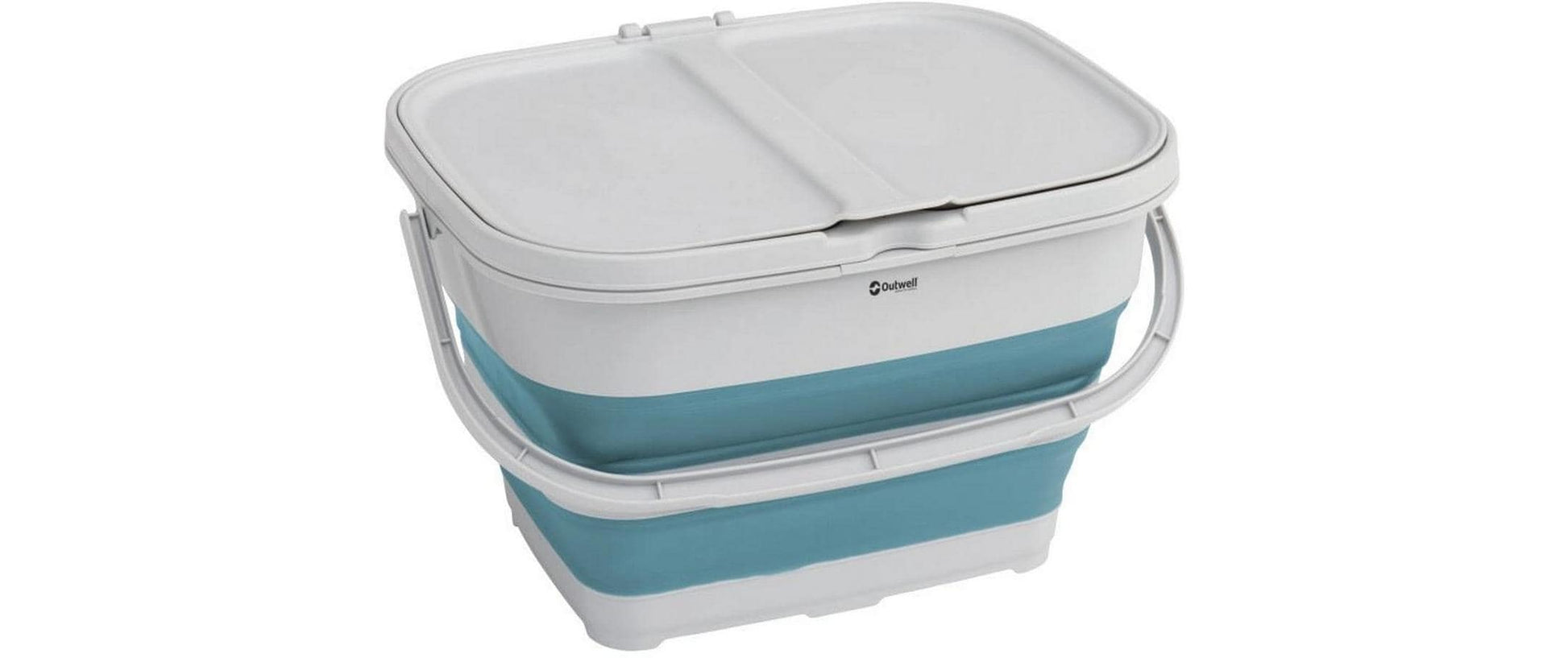 Outwell Recyclingbox Collaps RecycleIt Basket – 30 l – Kunststoff (TPE), rechteckig – blau – 2-fach