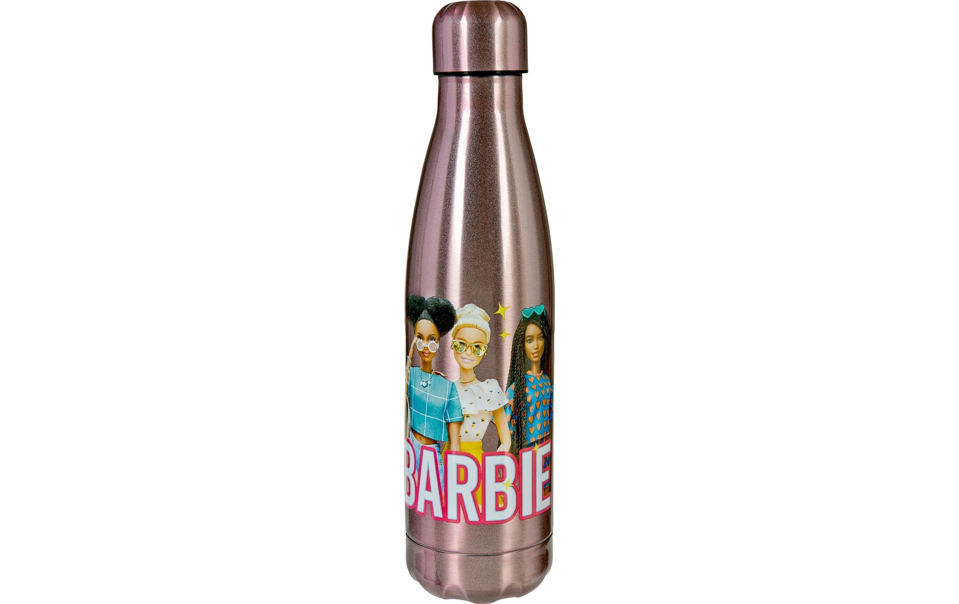 Scooli Kindertrinkflasche 450 ml – Edelstahl, Schraubdeckel, Barbie