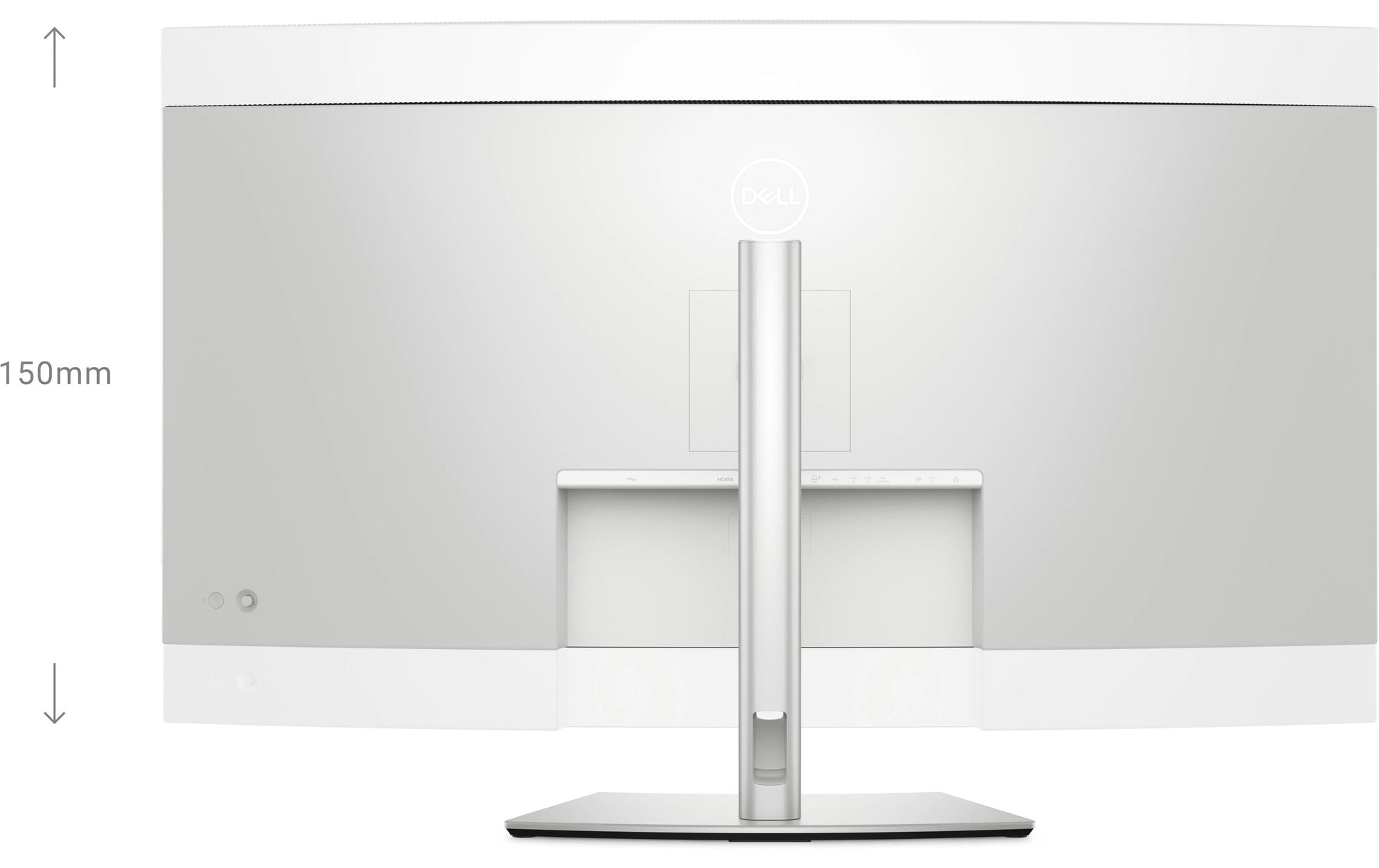 Dell UltraSharp 40 Curved – Monitor, 40", Daisy Chain, USB-C, KVM, Lautsprecher, VESA 100 × 100, Silber