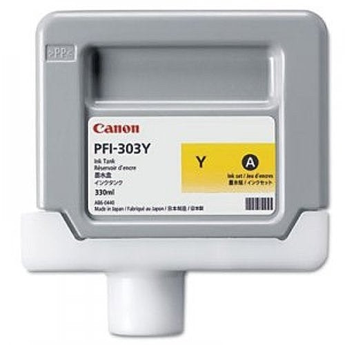 Canon Tintenpatrone PFI-303, Gelb, 330 ml – für Inkjetdrucker/Multifunktionsgeräte