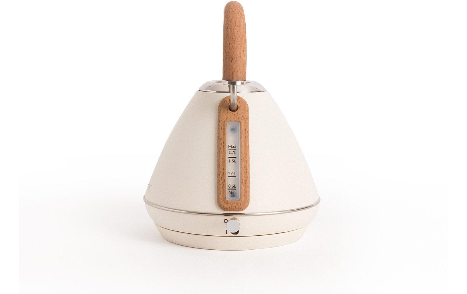 Create Wasserkocher – 1,7 l, Metall, Crème