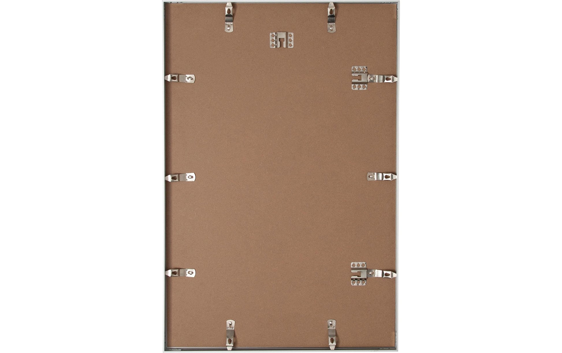 MAUL Bilderrahmen – für 40 × 60 cm – Aluminium & Kunststoff, silber