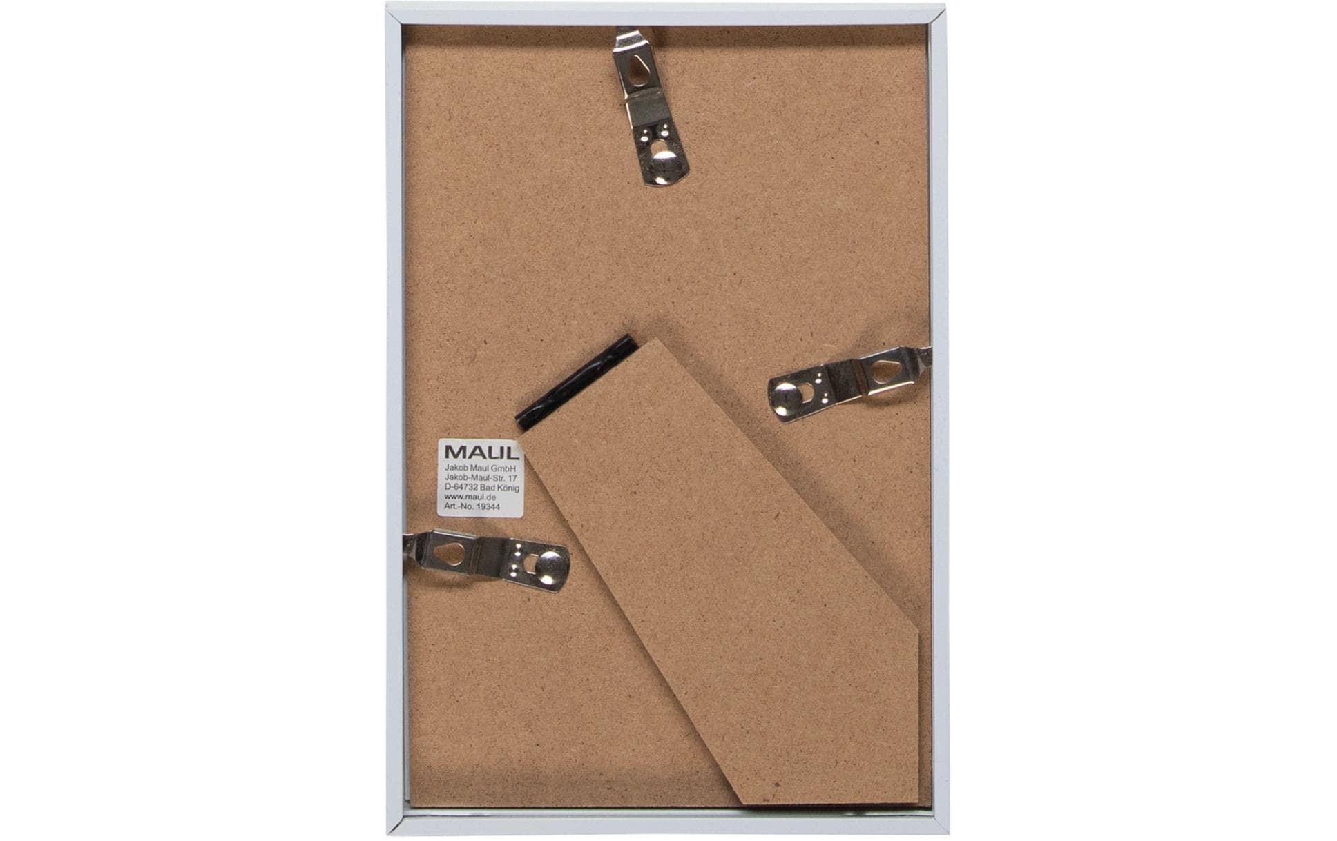 MAULart Bilderrahmen – für 10 × 15 cm – MDF & Kunststoff, weiss