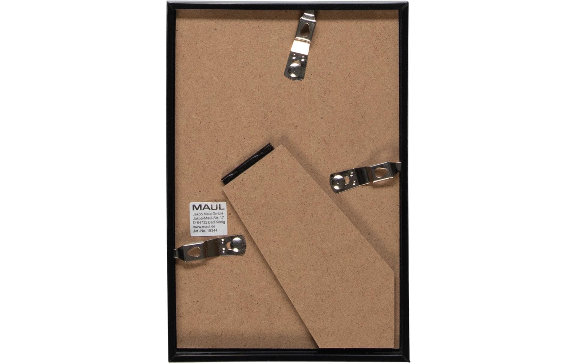 MAUL Bilderrahmen – für 10 × 15 cm – MDF & Kunststoff, Schwarz