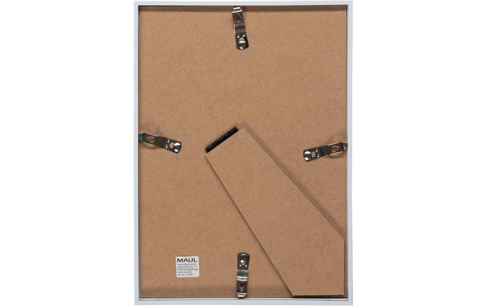 MAUL Bilderrahmen – für 15 × 21 cm – MDF & Kunststoff, Weiss