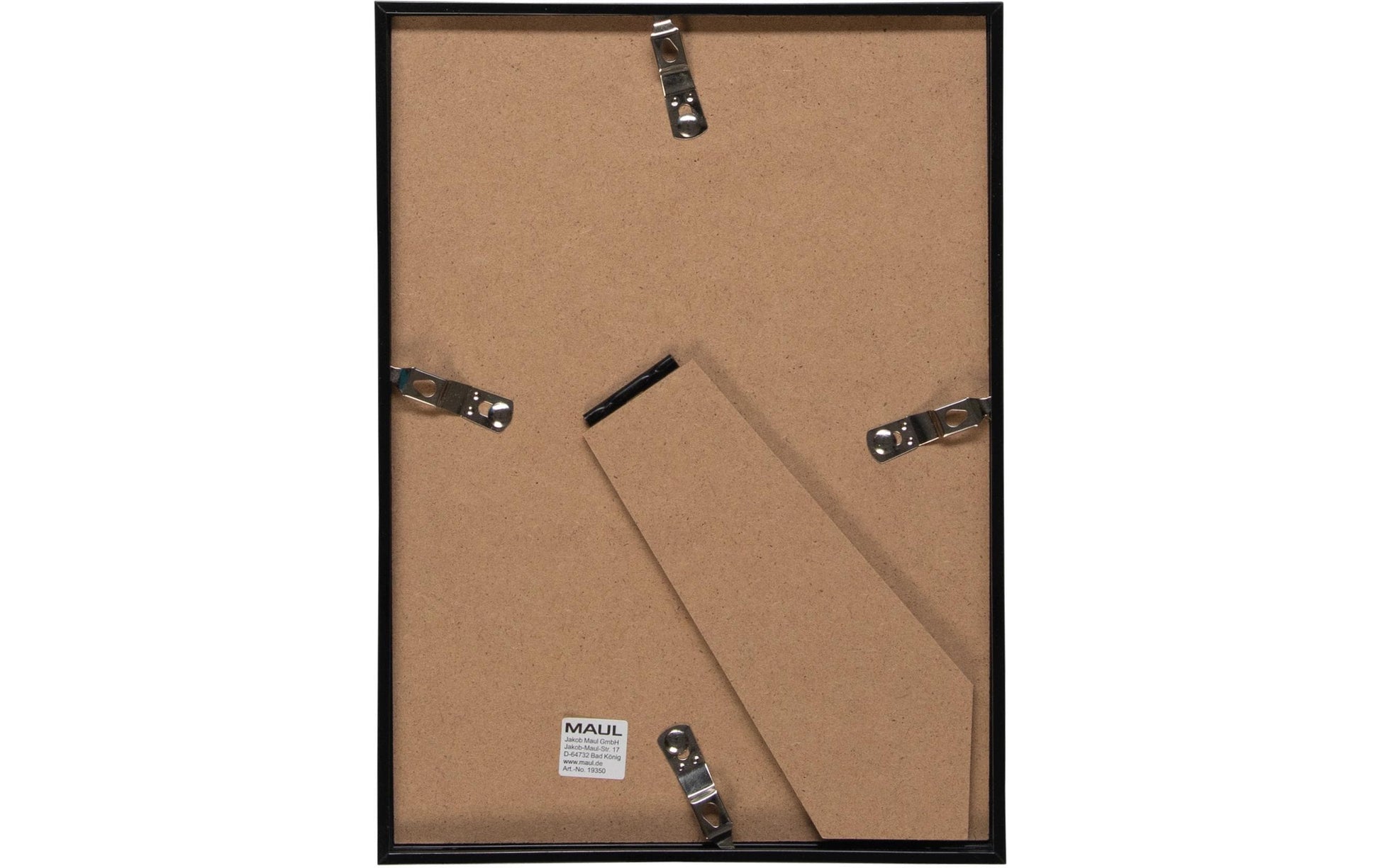 MAUL Bilderrahmen – für 15 × 20 cm – MDF & Kunststoff, Schwarz