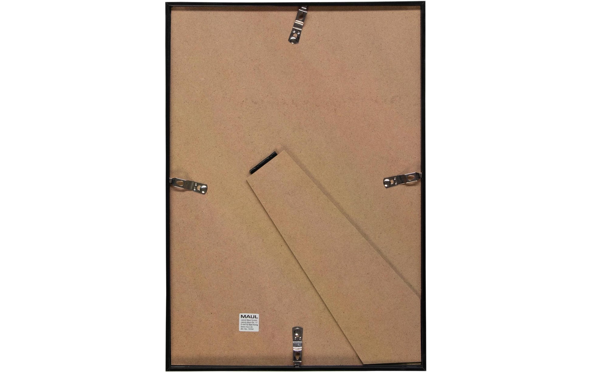 MAUL Bilderrahmen – für 21 × 30 cm – MDF & Kunststoff, Schwarz