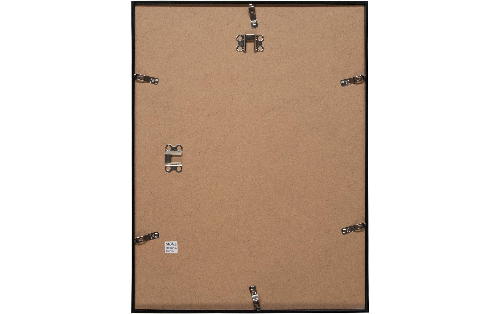 MAUL Bilderrahmen – für 30 × 40 cm – MDF & Kunststoff, Schwarz