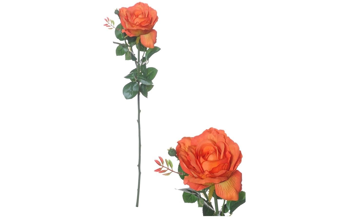 Chalet Kunstblume – 66 cm – Kunststoff, Orange