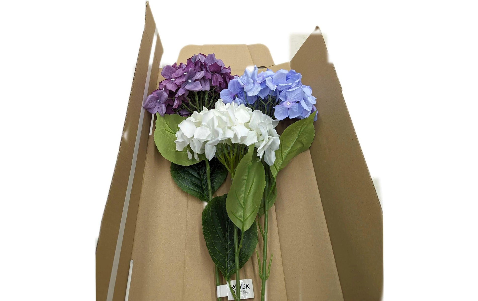 Chalet Hortensien Blumenbouquet – 87 × 20 × 10 cm – Kunststoff, mehrfarbig