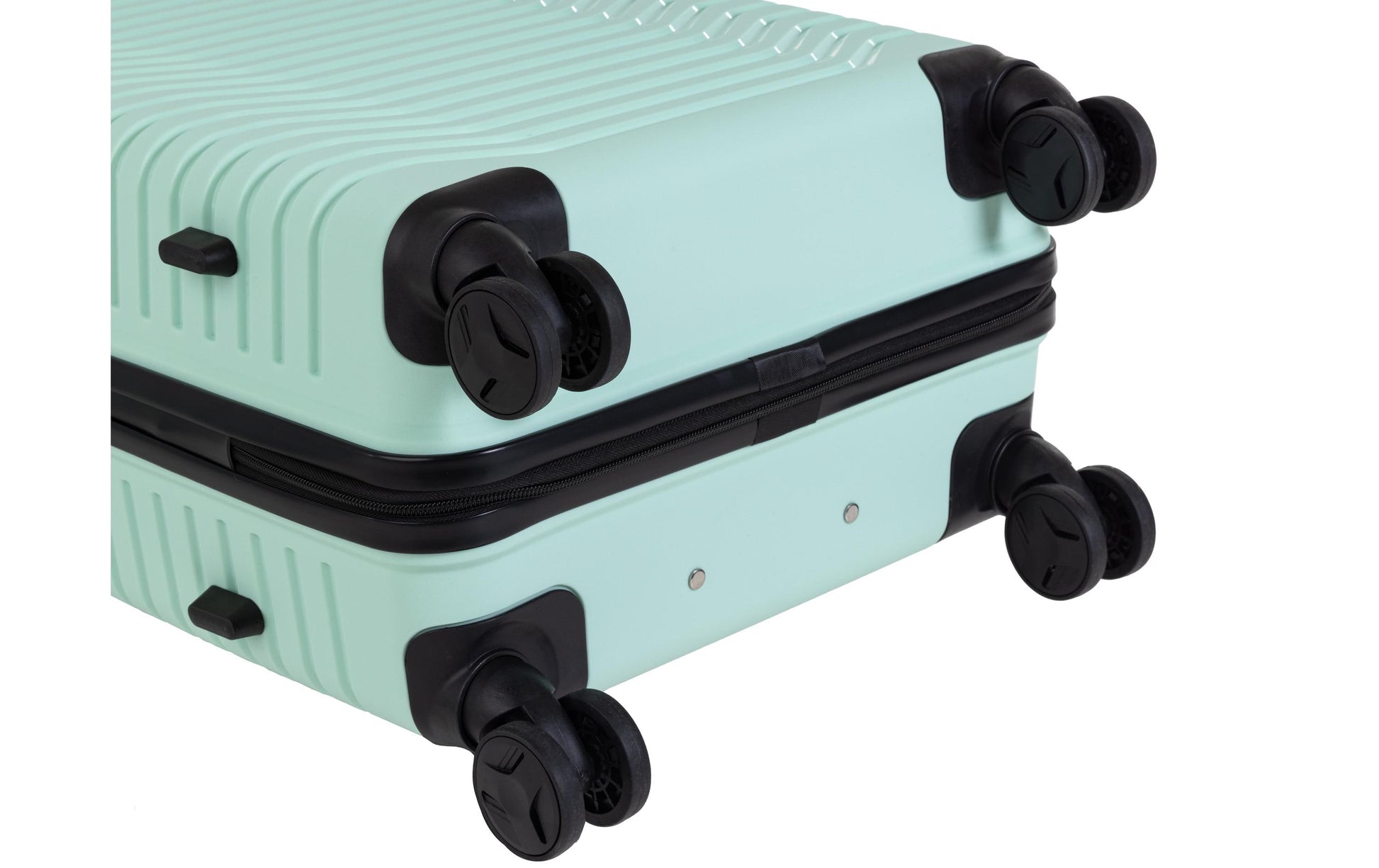 KOOR 3-teiliges Kofferset – Hartschale, 4 Rollen, mit TSA, Mint