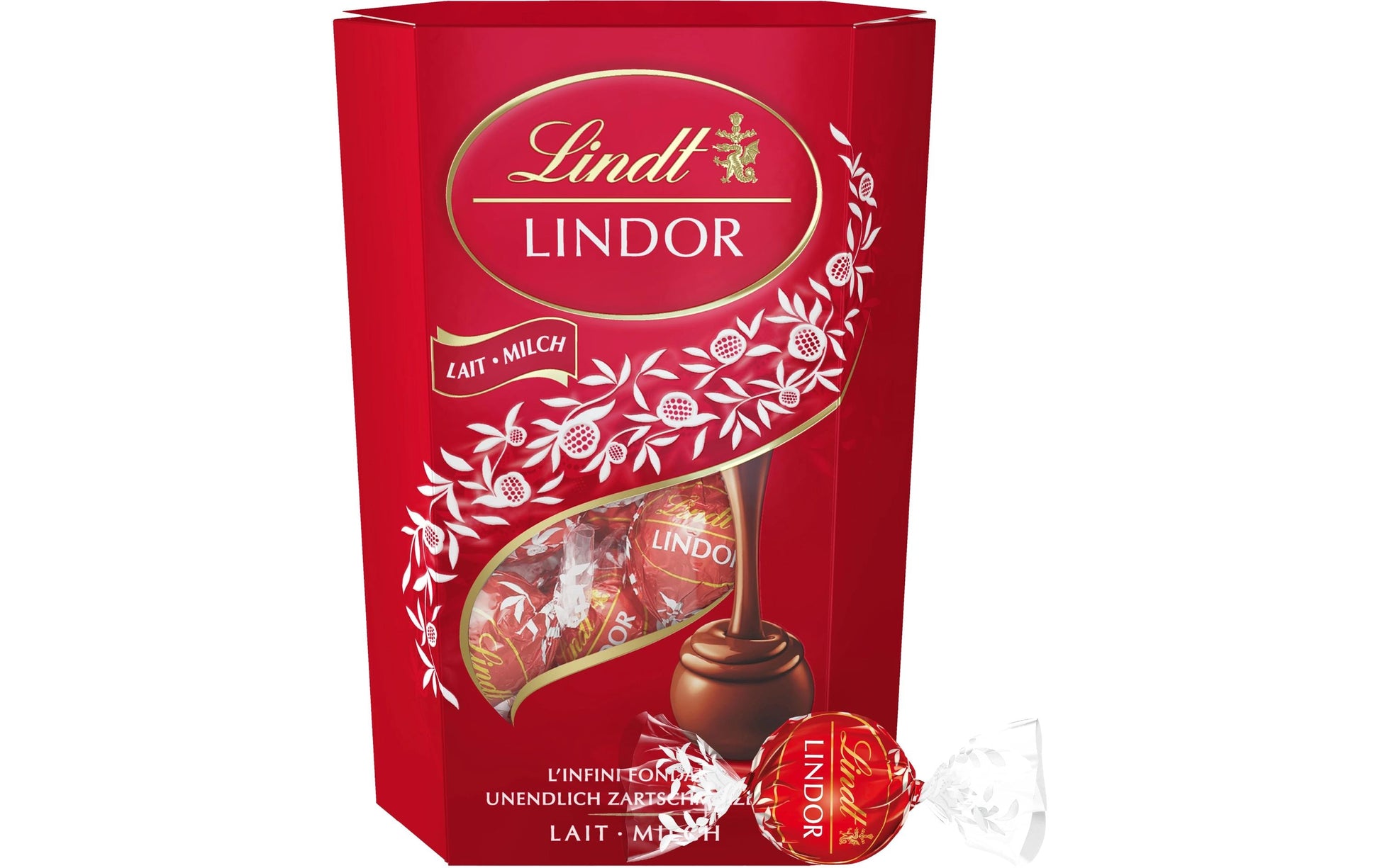 Lindt LINDOR Pralinés Cornet – Milch, 200 g
