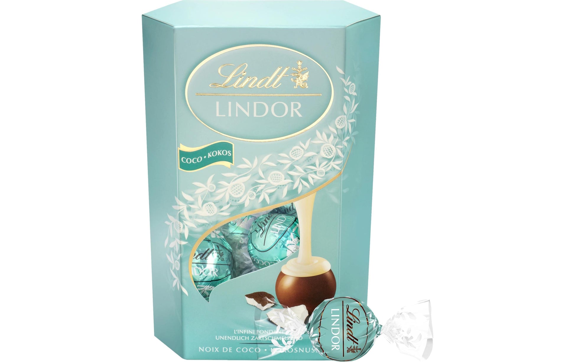 Lindt LINDOR Kugeln – Kokos – 200 g