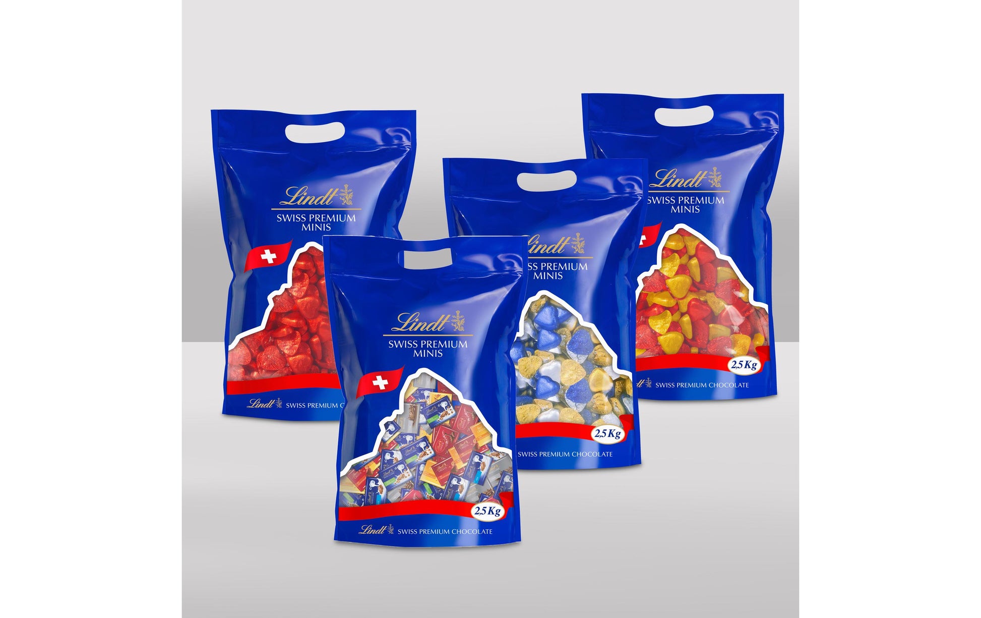 Lindt Napolitains – sortiert, 385 Stück (2,5 kg)