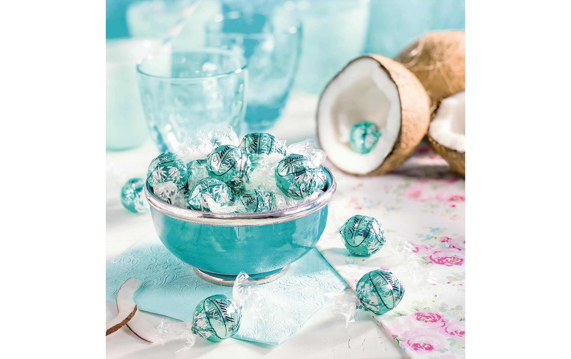 Lindt LINDOR Kugeln – Kokos – 200 g