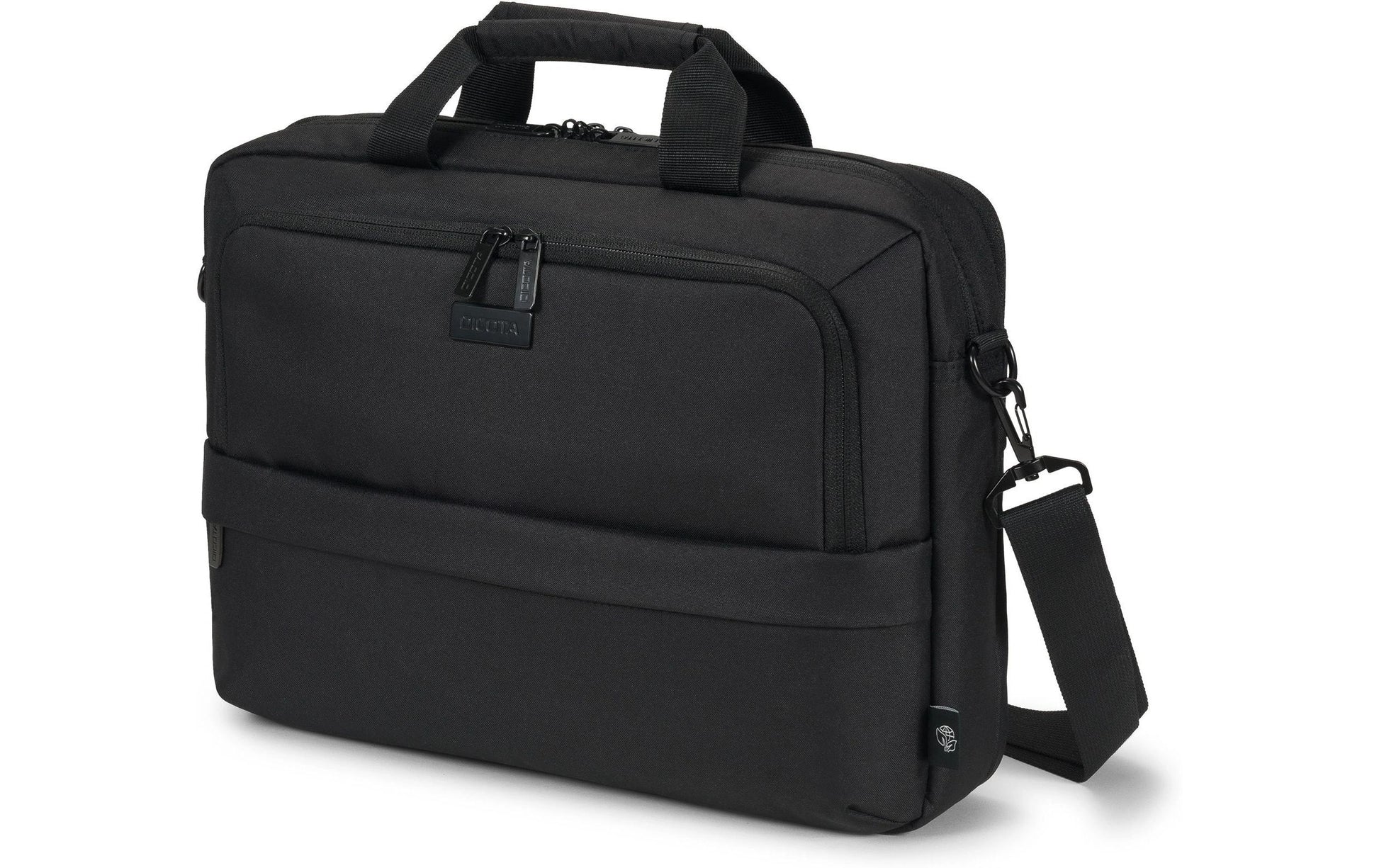 DICOTA Notebook-Tasche bis 17,3" – Wasserabweisend, 100% recyceltes PET – Schwarz