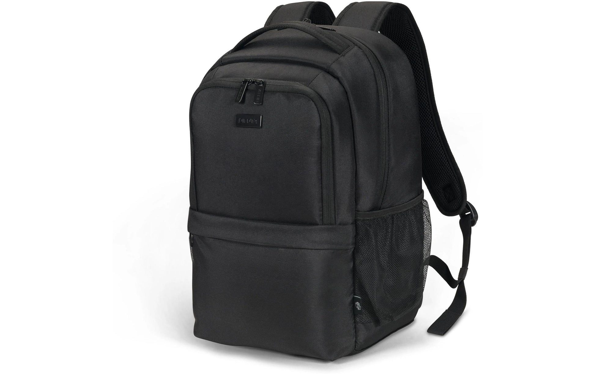 DICOTA Notebook-Rucksack für Notebooks bis 17,3" – 100% recyceltes PET, wasserabweisend – Schwarz