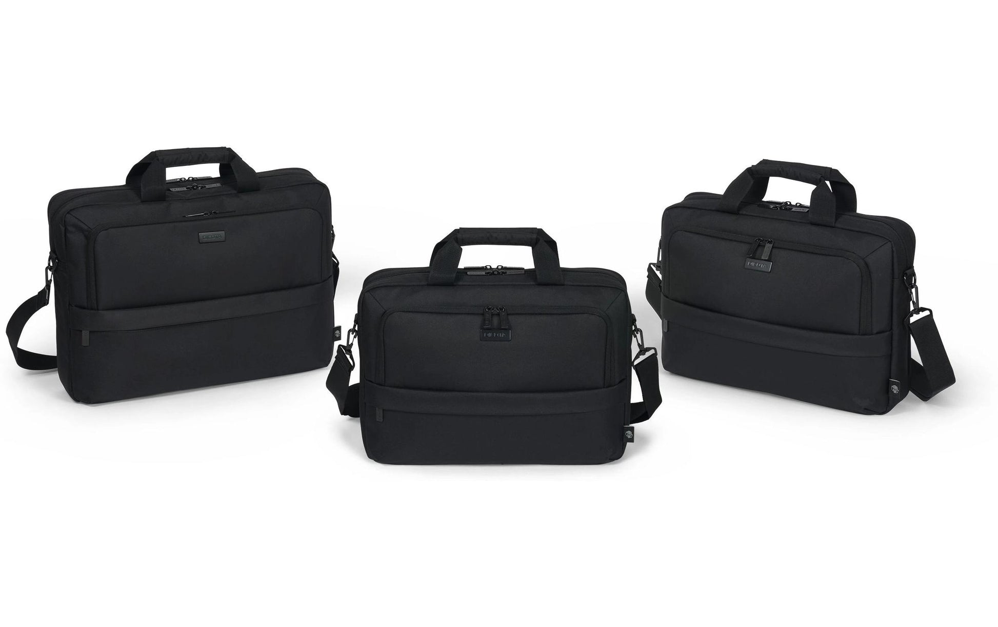 DICOTA Notebook-Tasche bis 17,3" – Wasserabweisend, 100% recyceltes PET – Schwarz