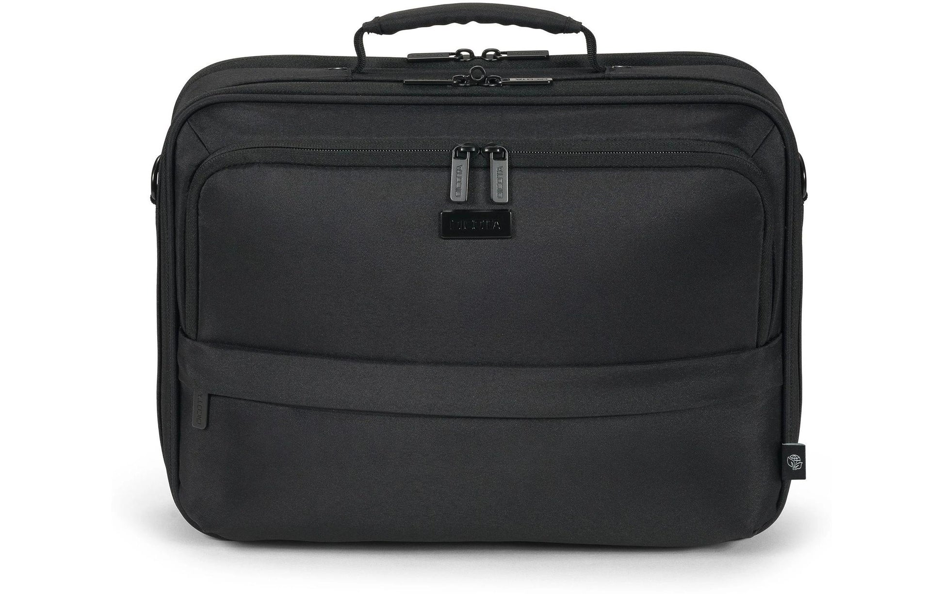 DICOTA Notebook-Tasche für Geräte bis 14,1" – wasserabweisend, 100% recyceltes PET – Schwarz