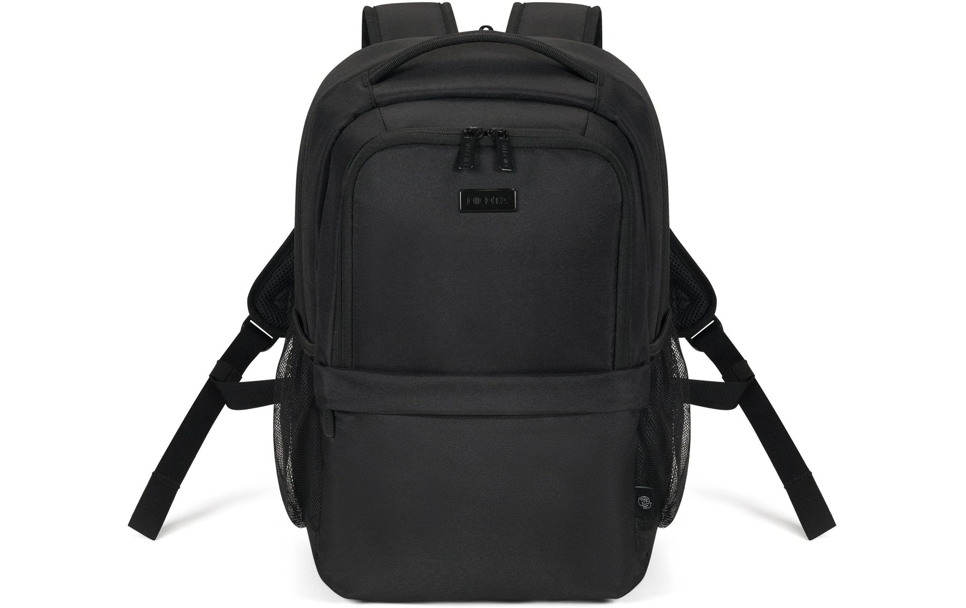 DICOTA Notebook-Rucksack für Notebooks bis 17,3" – 100% recyceltes PET, wasserabweisend – Schwarz