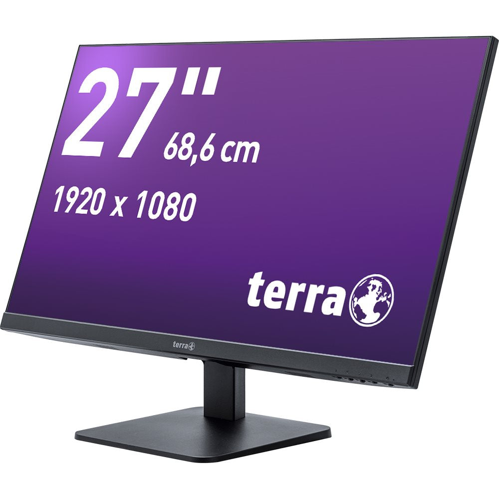 TERRA 2727W V2 – Monitor, HDMI, DP, USB-C, GREENLINE PLUS, Schwarz