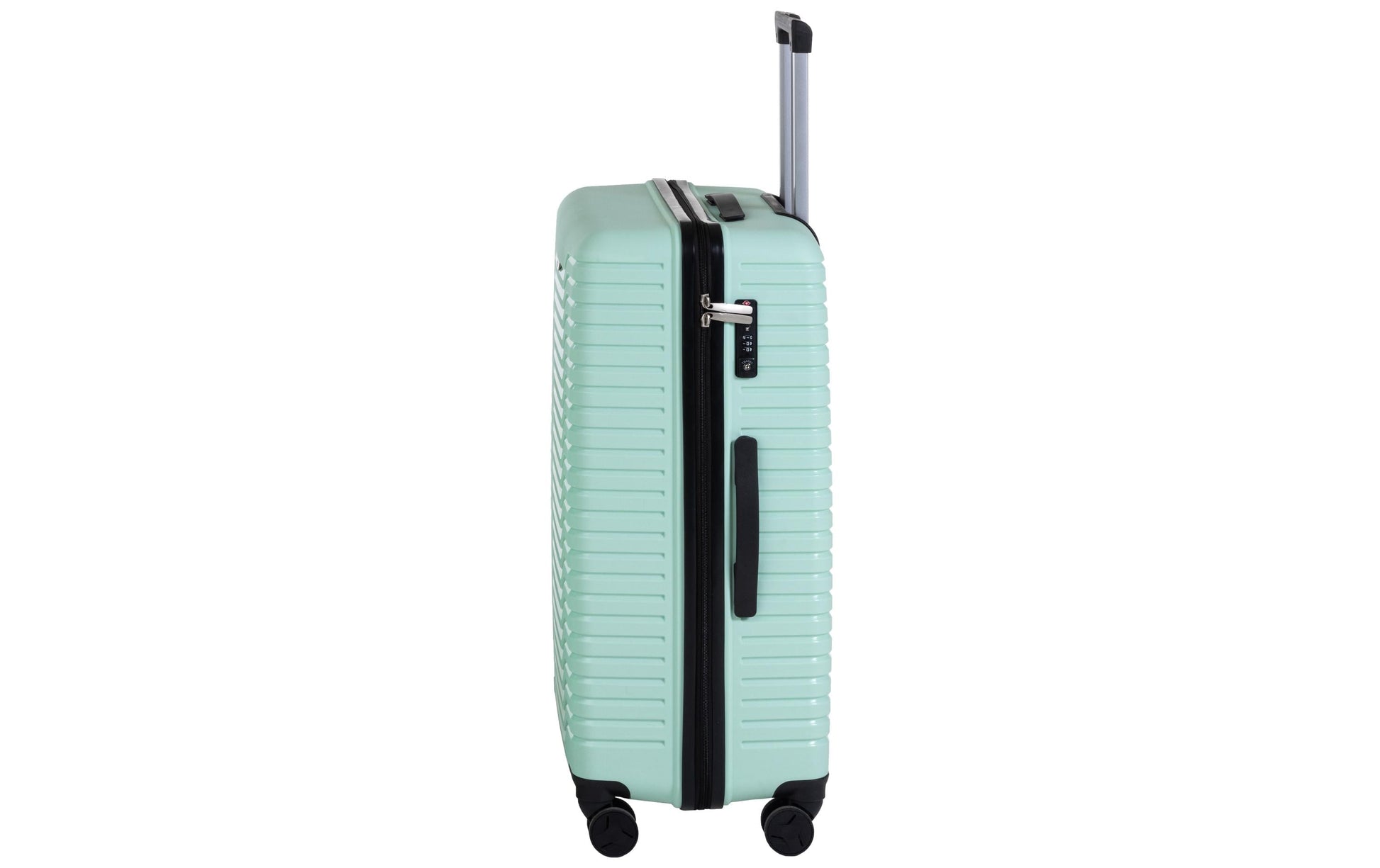KOOR Manila – Hartschalenkoffer, 95 l, 4 Rollen (Spinner), TSA-Schloss, Mint, 46 × 76 × 30 cm