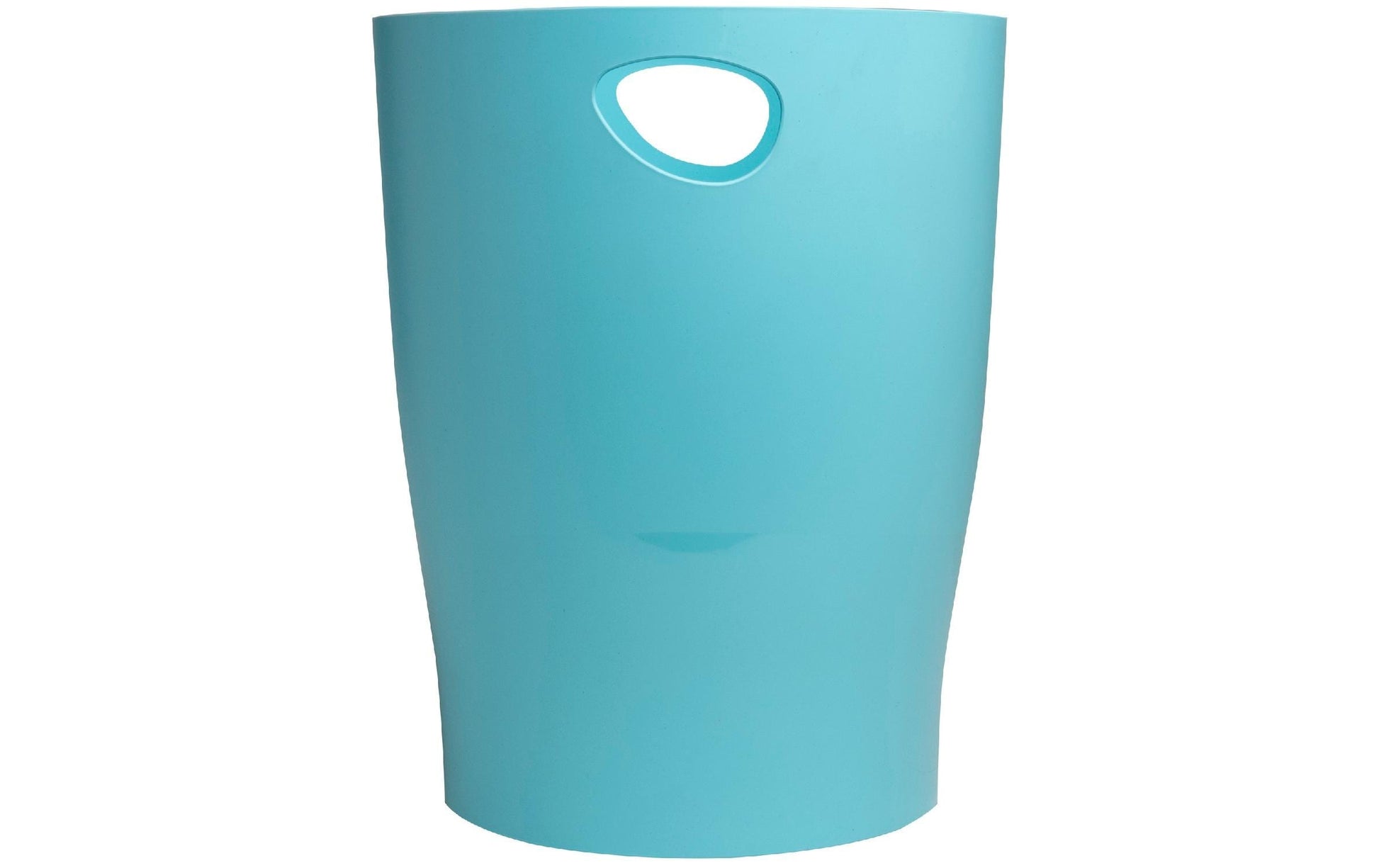 Exacompta Ecobin Papierkorb – 15 l – Kunststoff (PP), rund – hellblau