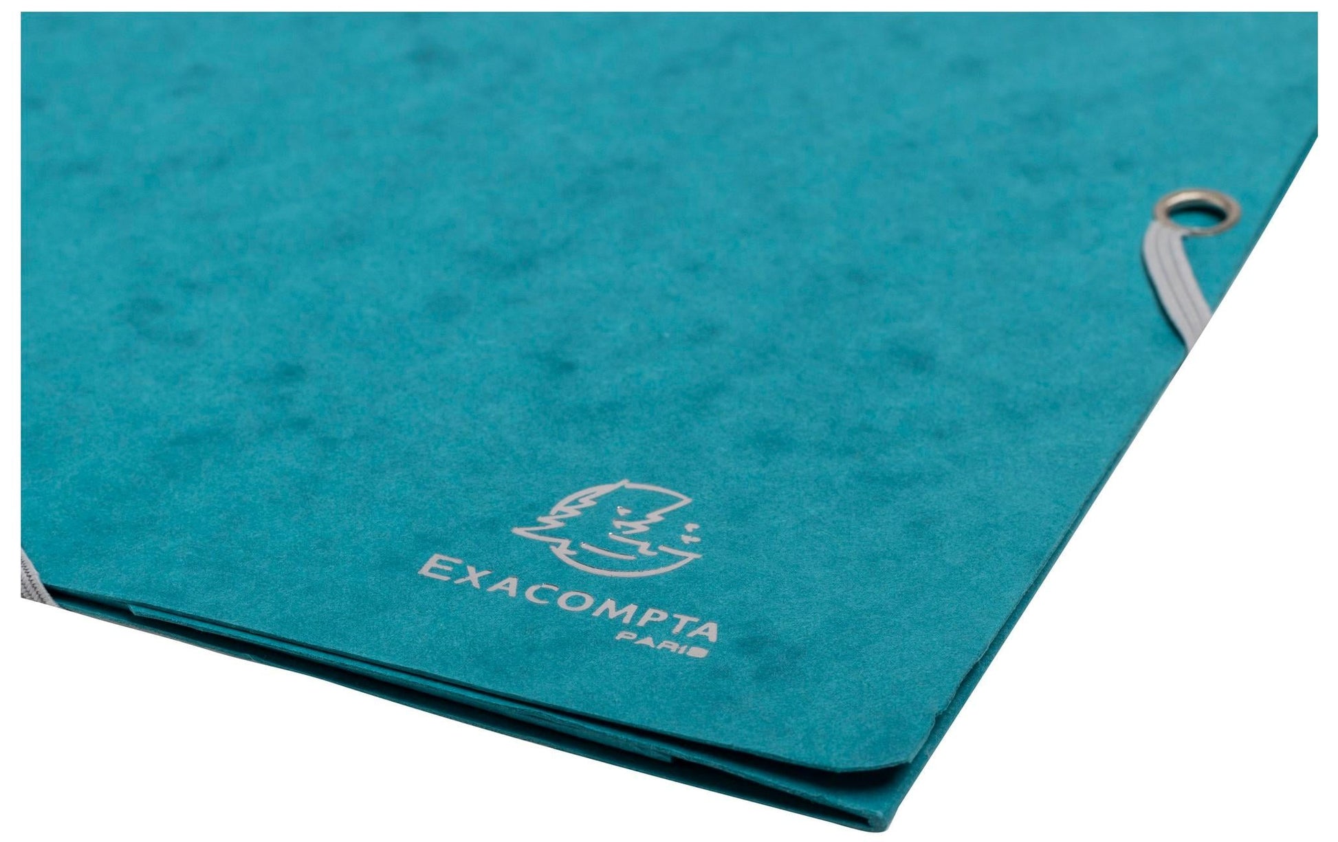 Exacompta Gummibandmappe Skandi A4 – 3 Klappen, Karton, Pazifikblau, bis 250 Blatt