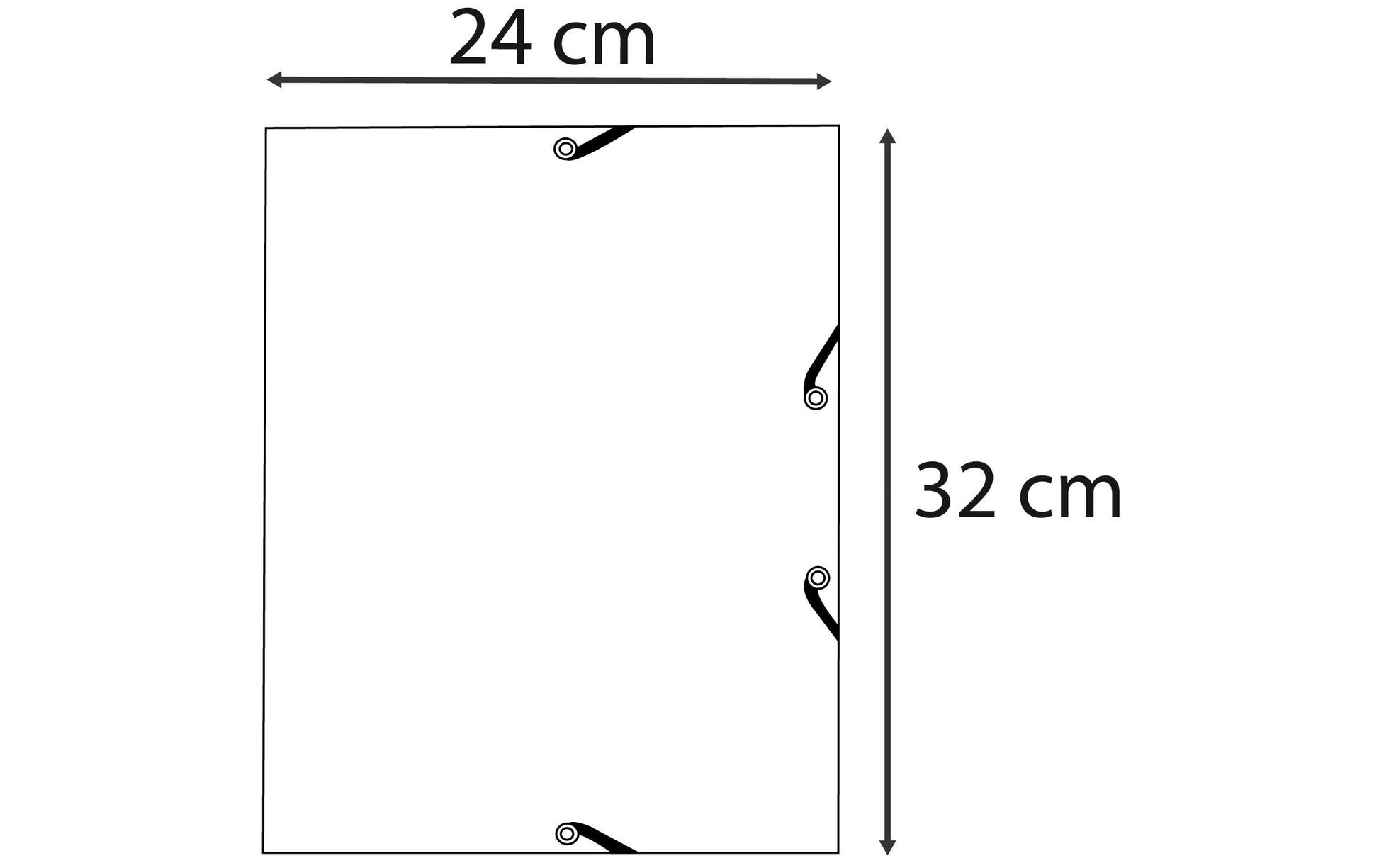 Exacompta Gummibandmappe Skandi A4 – 3 Klappen, Karton, Pazifikblau, bis 250 Blatt