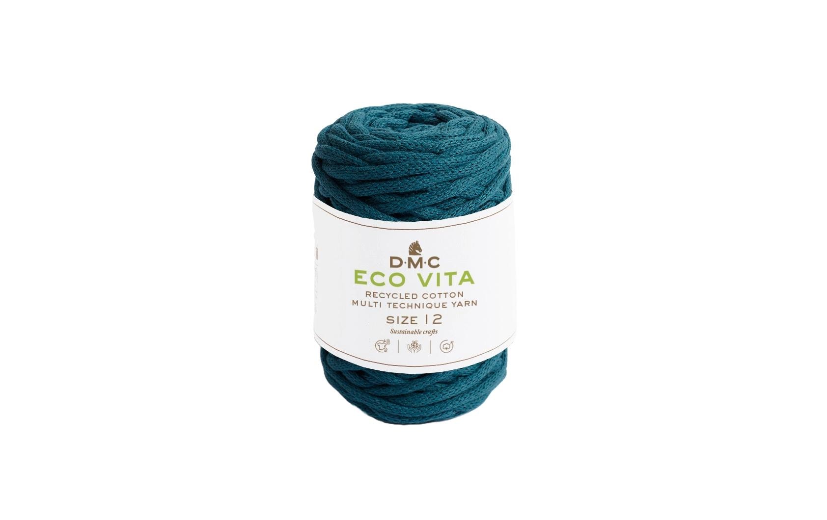 DMC Nova Vita Garn Blau – 250 g, 55 m, Nadel 12 mm, 80% Baumwolle/20% Polyester, 1 Stk.