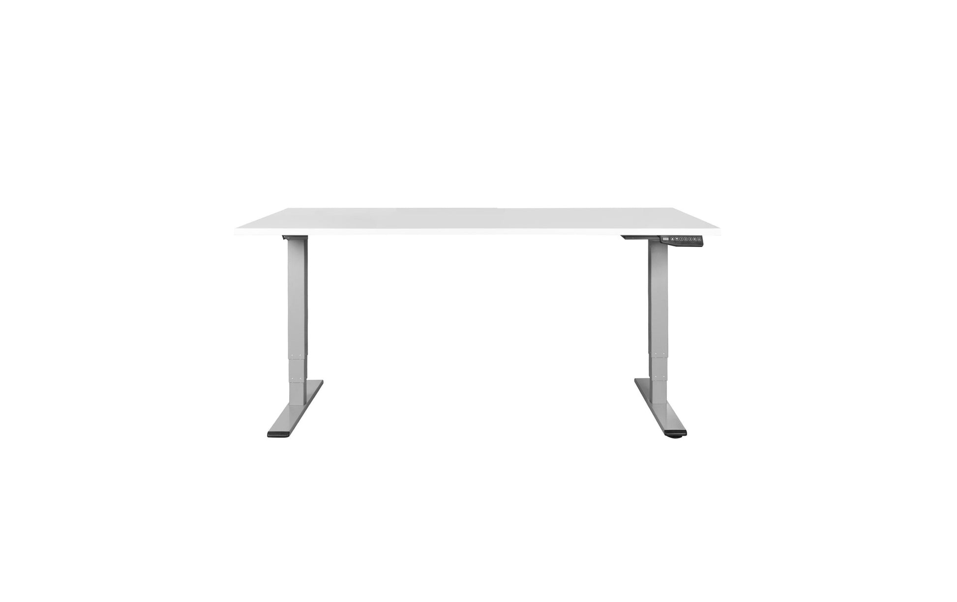 Contini Stehtisch – 180 × 80 × 170 cm – grau – höhenverstellbar