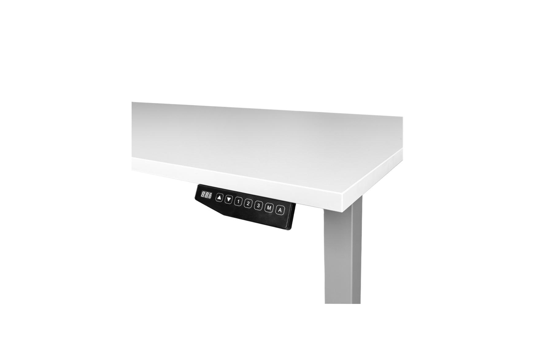 Contini Stehtisch – 160 × 80 × 170 cm – dunkelgrau – höhenverstellbar