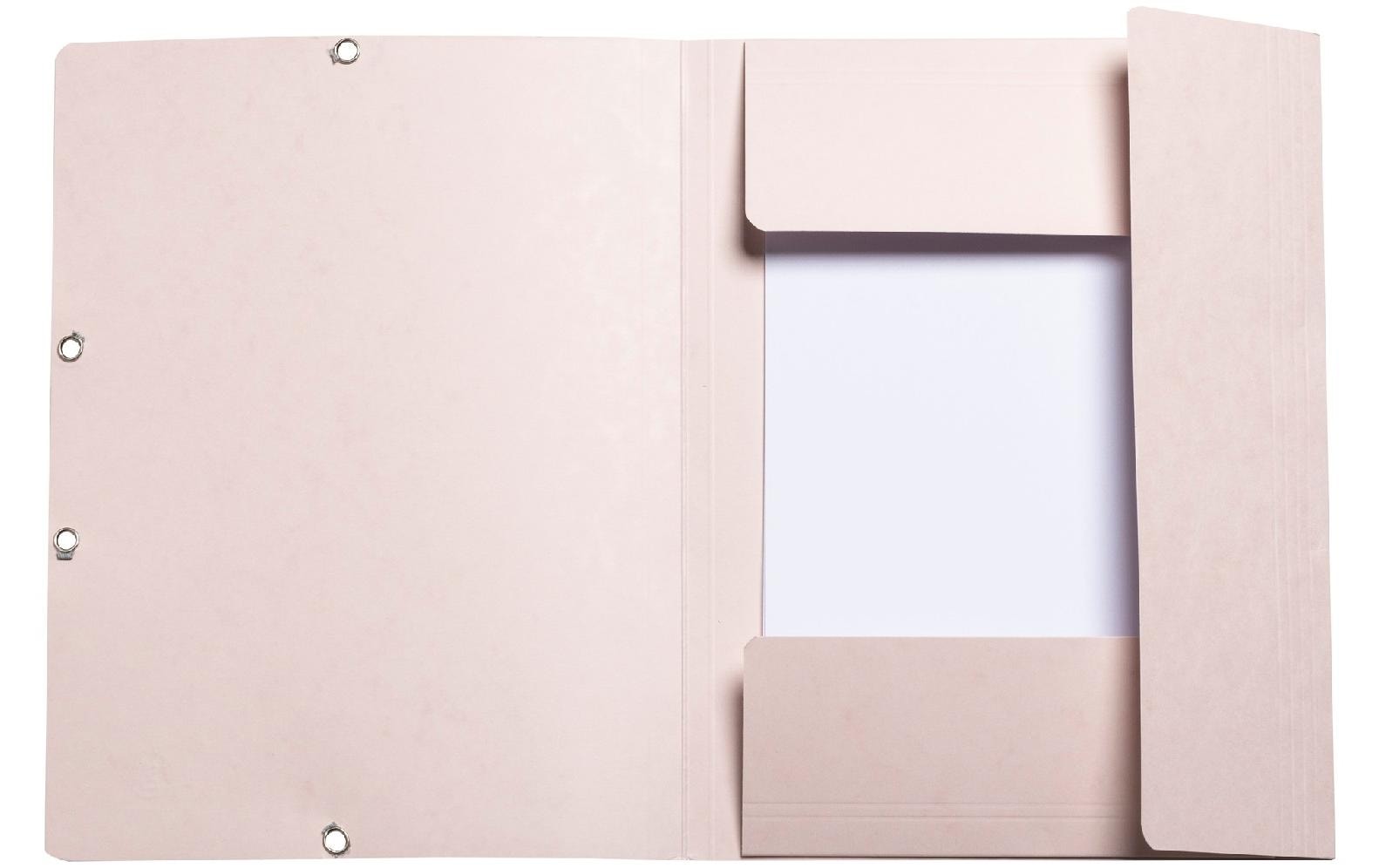 Exacompta Skandi A4 Gummibandmappe – Karton, Pink, 3 Klappen, bis 250 Blatt