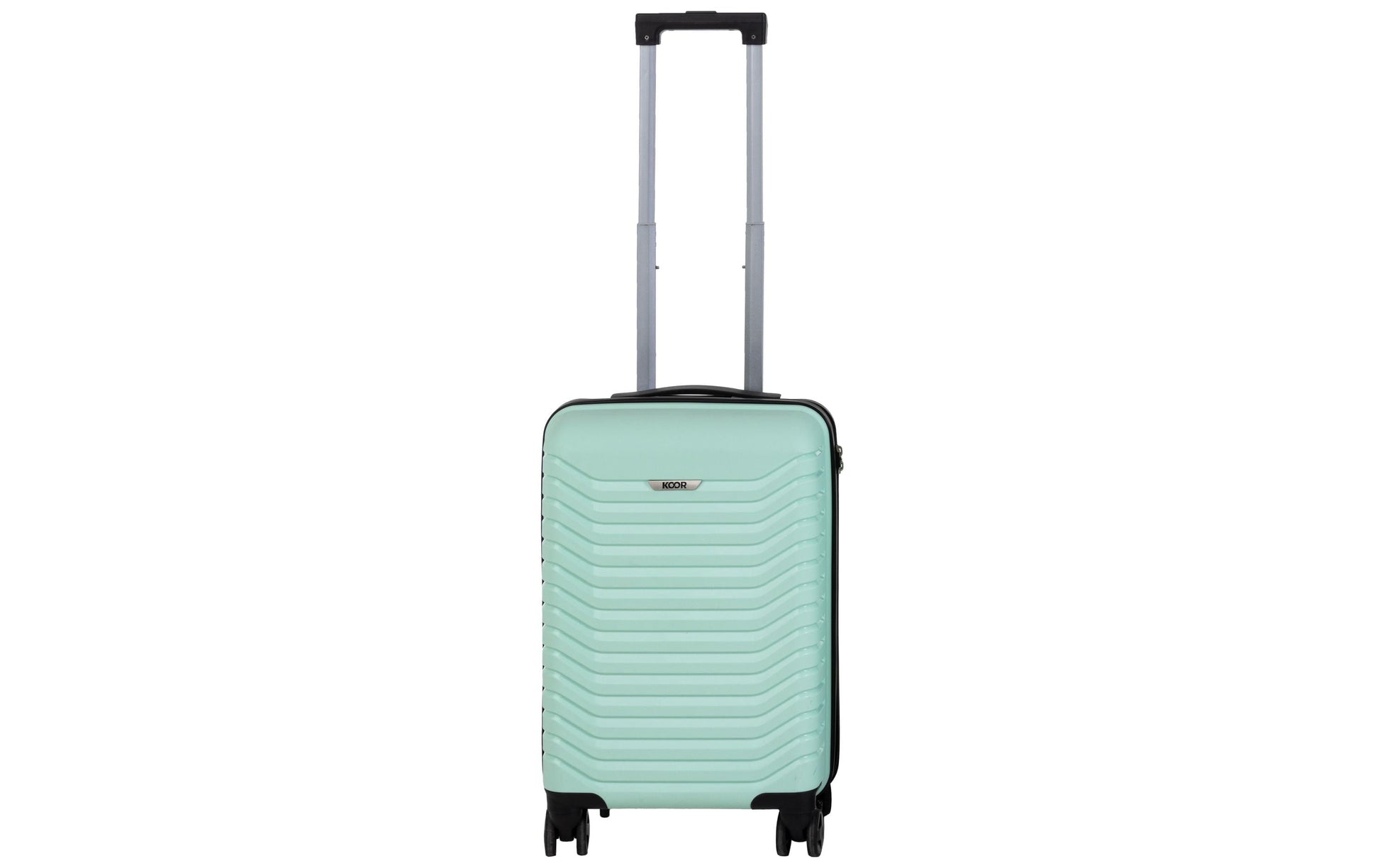 KOOR Trolley – 40 l, Hartschale PP, 4 Rollen, mit TSA, Mint, 34 × 56 × 21 cm