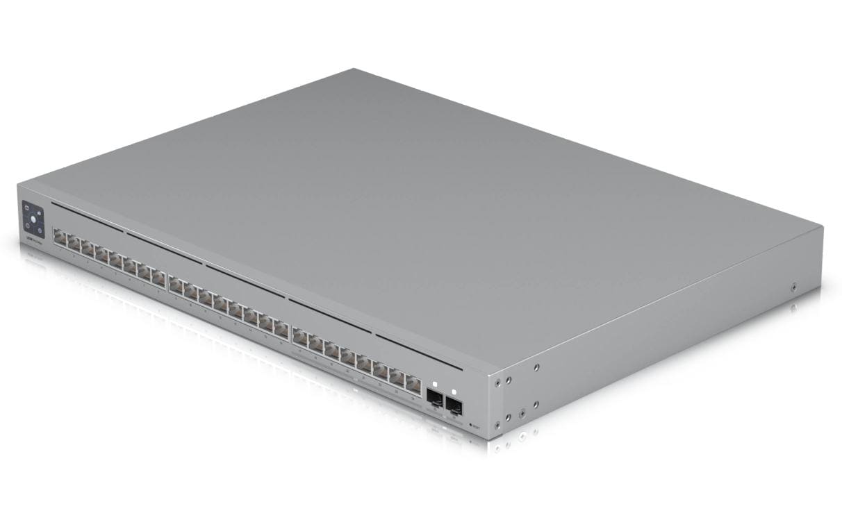 Ubiquiti Pro Max 24 – Managed L3 Switch – 16× 1G, 8× 2.5G, 2× SFP+, 1U