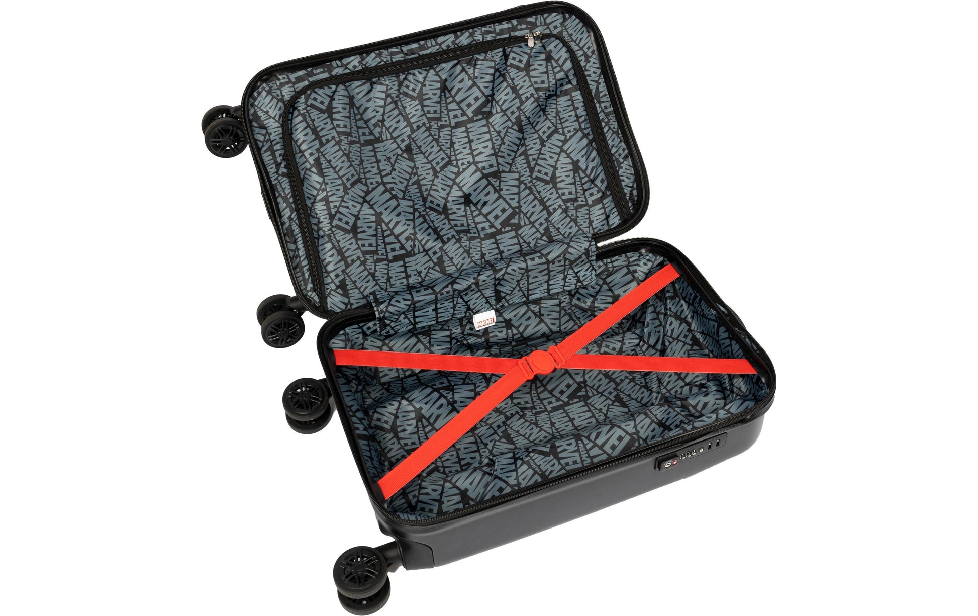 Scooli Trolley – 36 l, Hartschale PC, 4 Rollen, mit TSA, Marvel