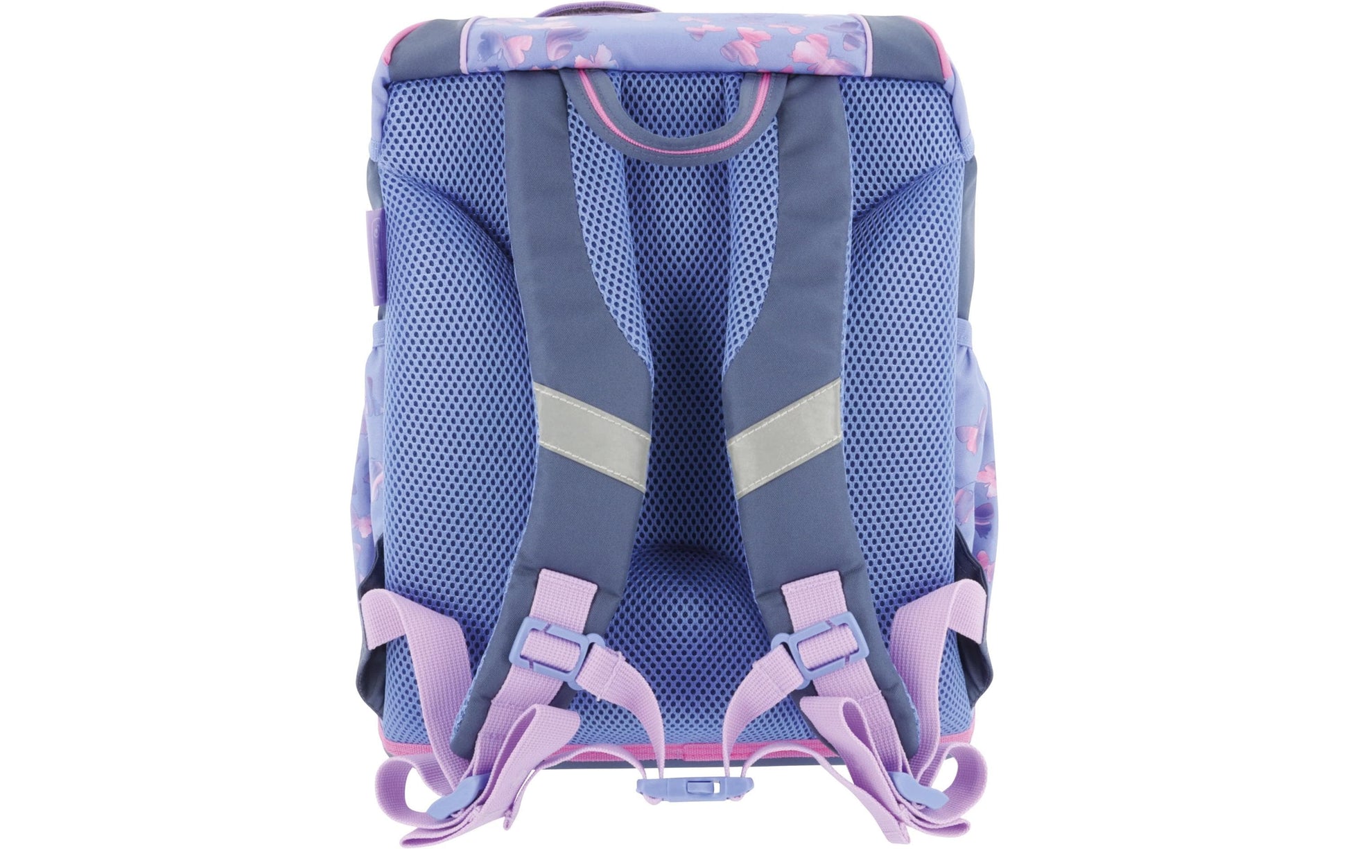 Herlitz UltraLight Plus – Schulrucksack-Set 4-teilig, Schmetterling, 15 l, 28×36×21 cm