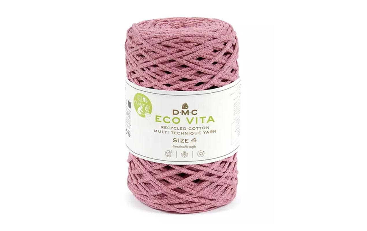 DMC Nova Vita 4 Garn Altrosa – 250 g, 200 m, Nadel 4 mm, 80% Baumwolle/20% Polyester, 1 Stk.