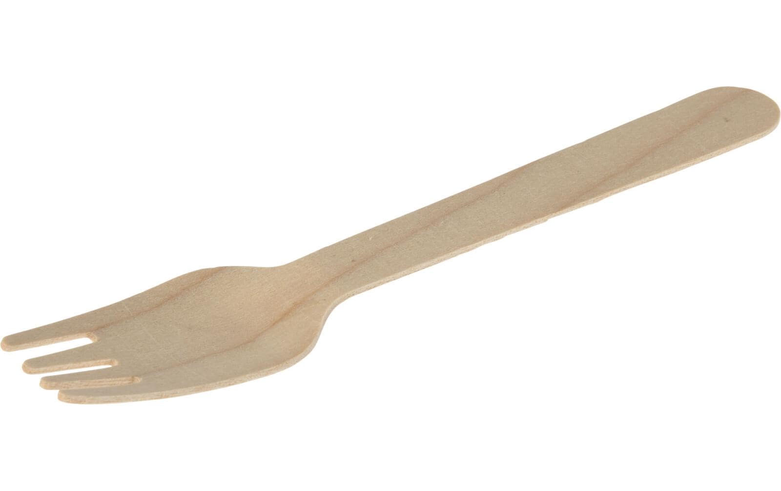 Furber. Furber Holz-Gabel, 16 cm – 40 Stk.