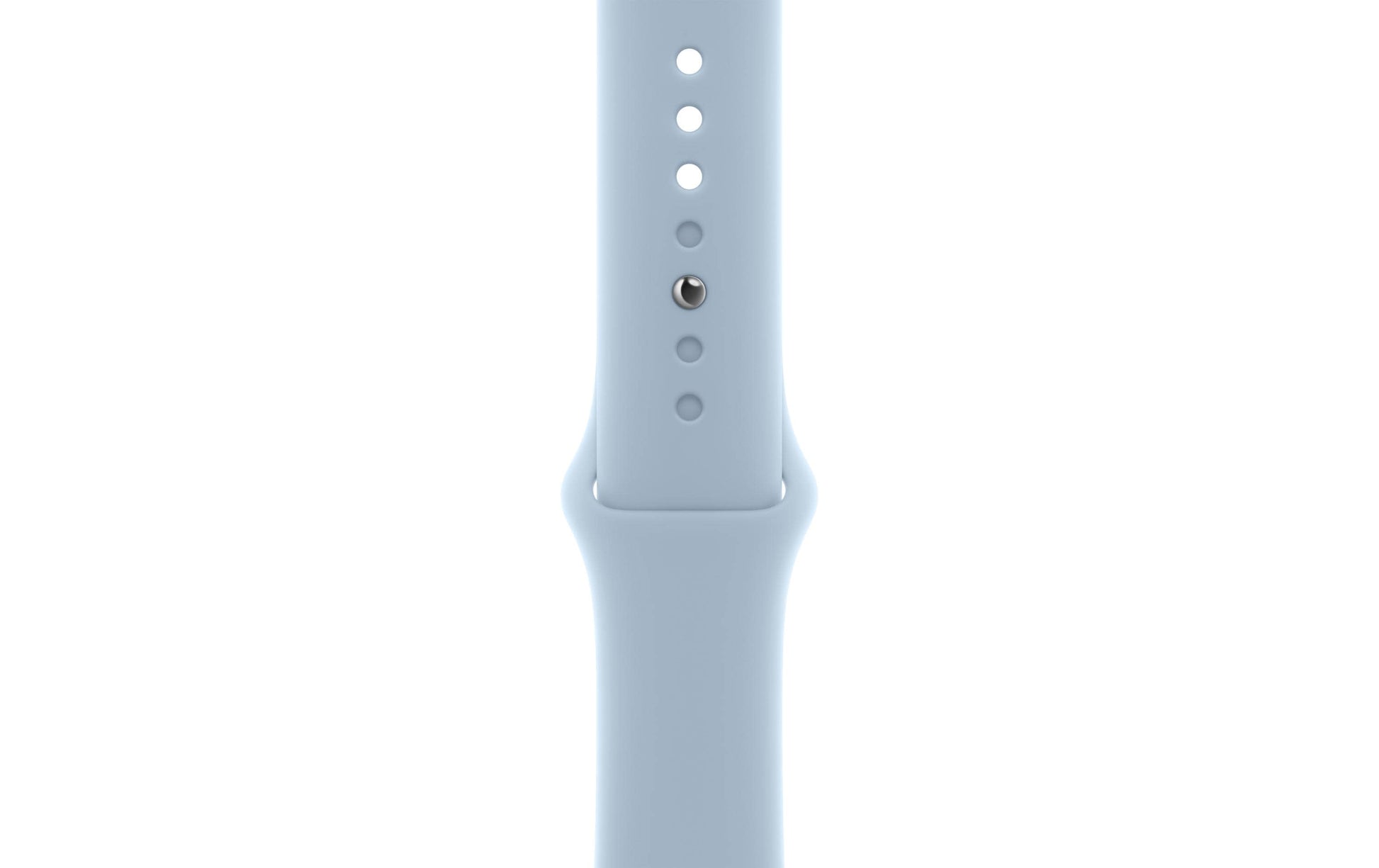 Apple Sportarmband 45 mm – Armband – für Apple Watch (Serie 1–3, Serie 4–6 & SE, Serie 7–8), Hellblau, S/M