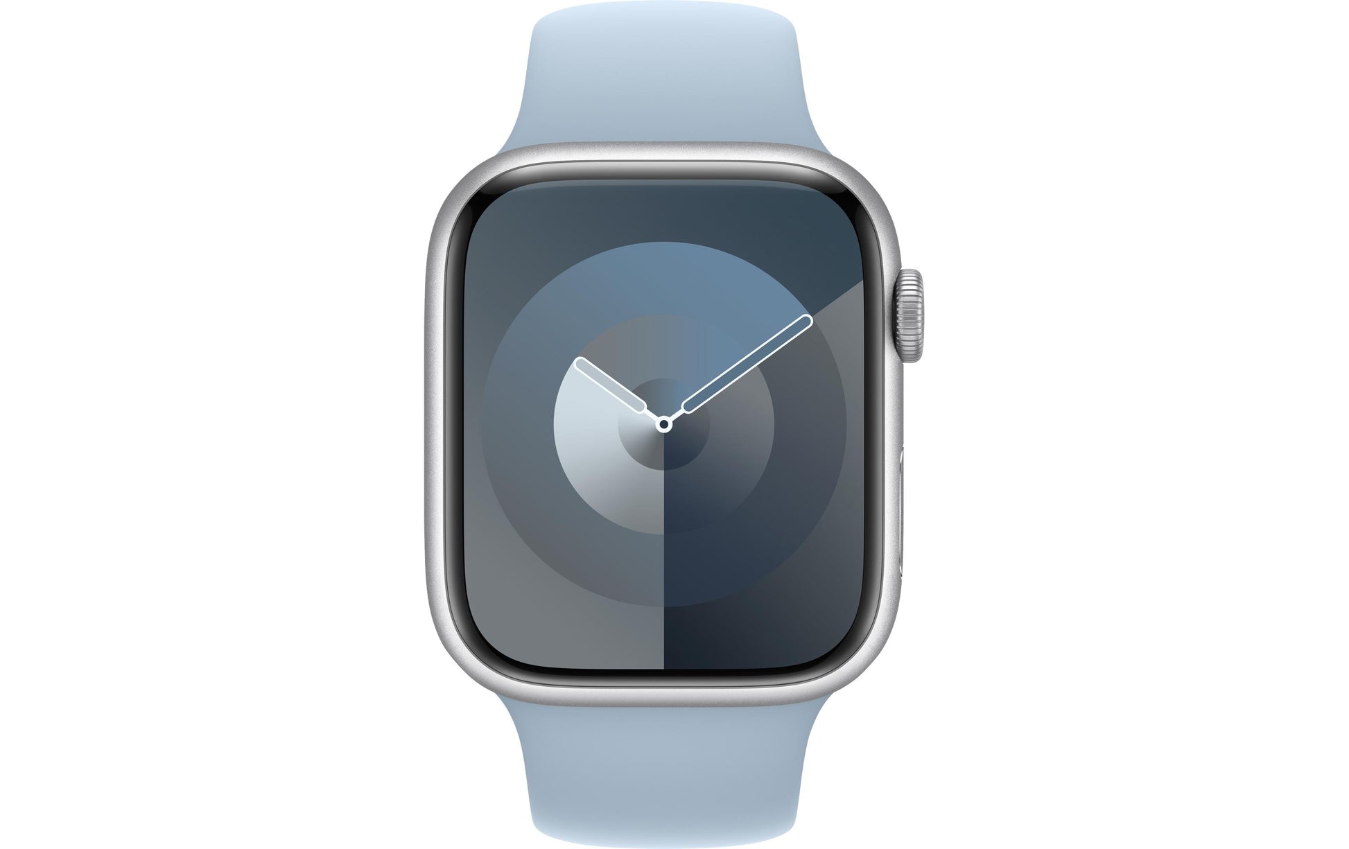Apple Sportarmband 45 mm – Armband – für Apple Watch (Serie 1–3, Serie 4–6 & SE, Serie 7–8), Hellblau, S/M