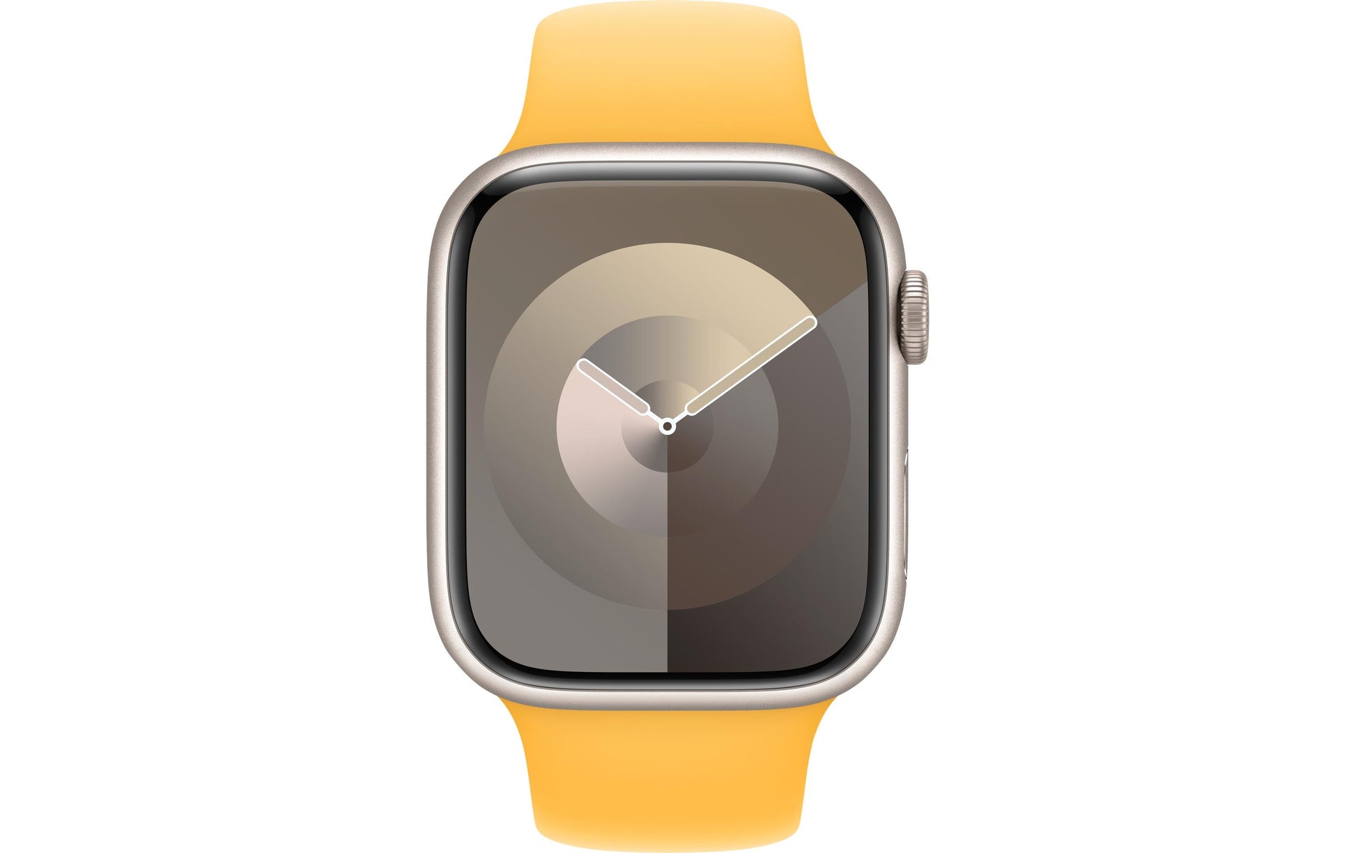 Apple Sport Band – Armband – für Apple Watch 45 mm, Sunshine, S/M, Sportarmband