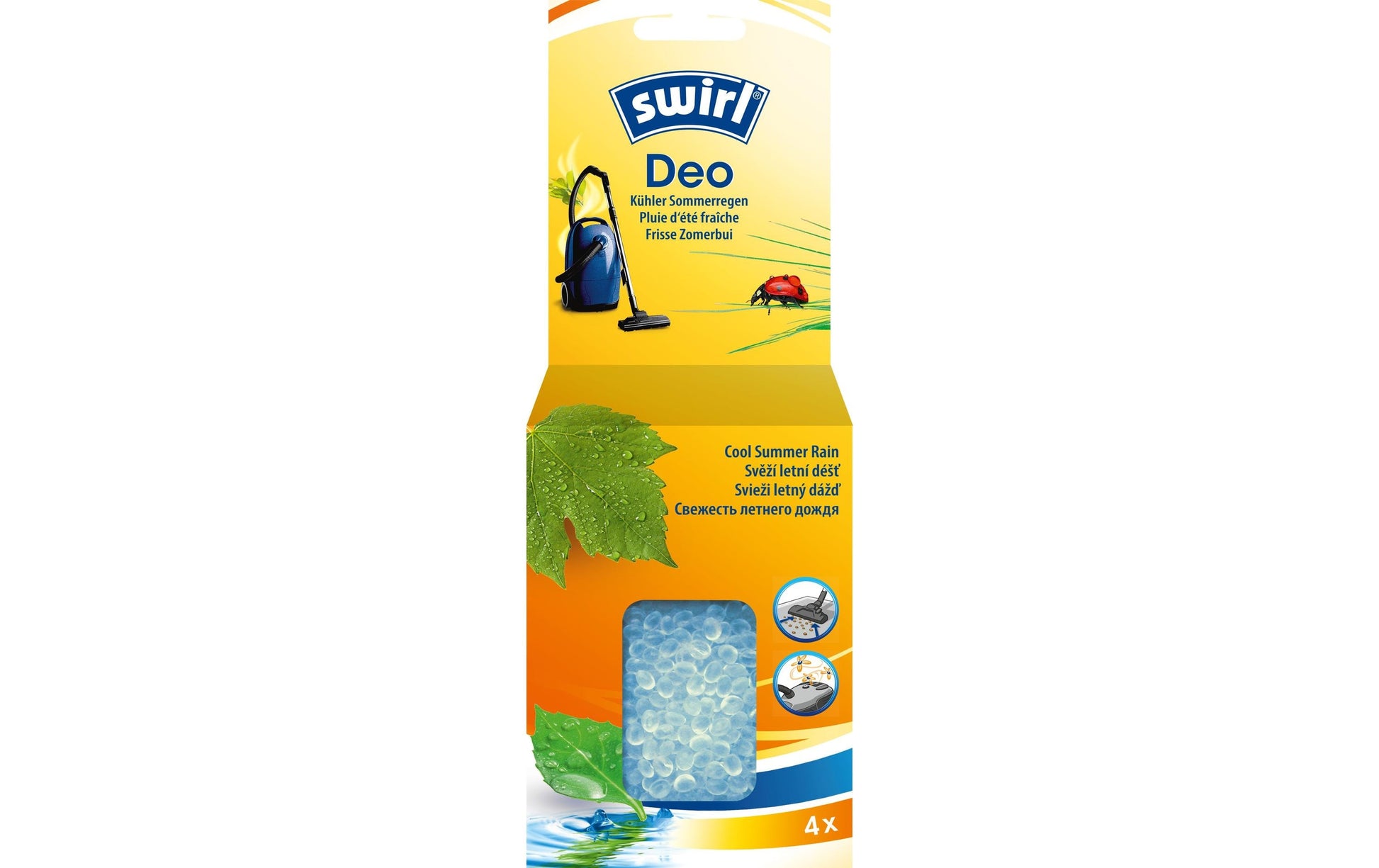 Swirl Deo-Perlen Kühler Sommerregen – 1 Stück, für Staubsauger-Staubbeutel
