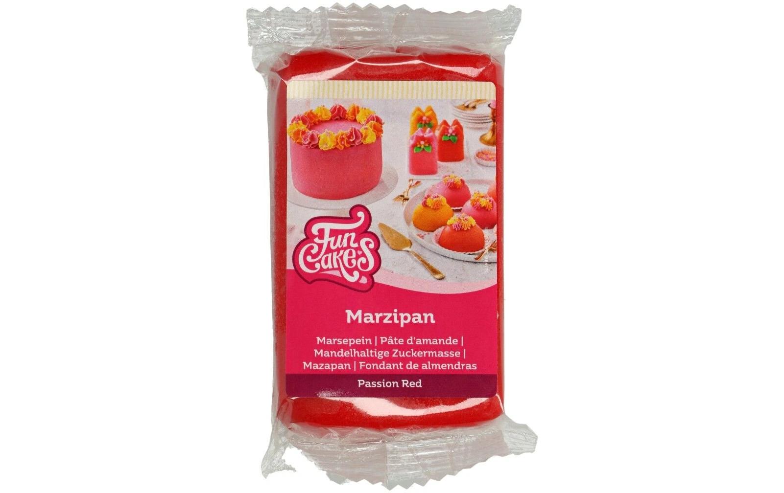 FunCakes Marzipan – Rot, glutenfrei – 250 g
