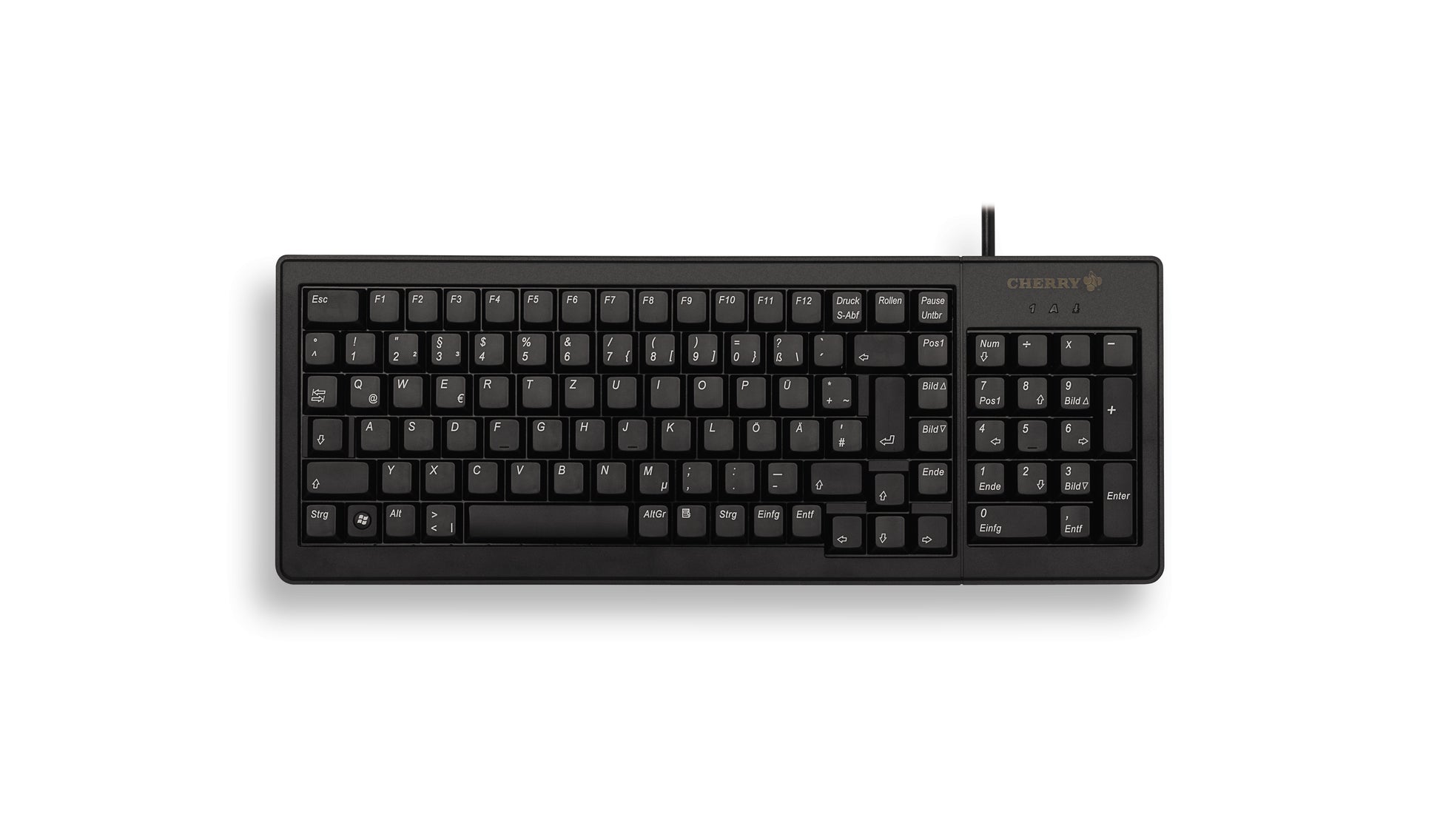 CHERRY XS G84-5200 – Tastatur, kabelgebunden (USB, PS/2), FR-Layout (FR), mechanisch – für Windows