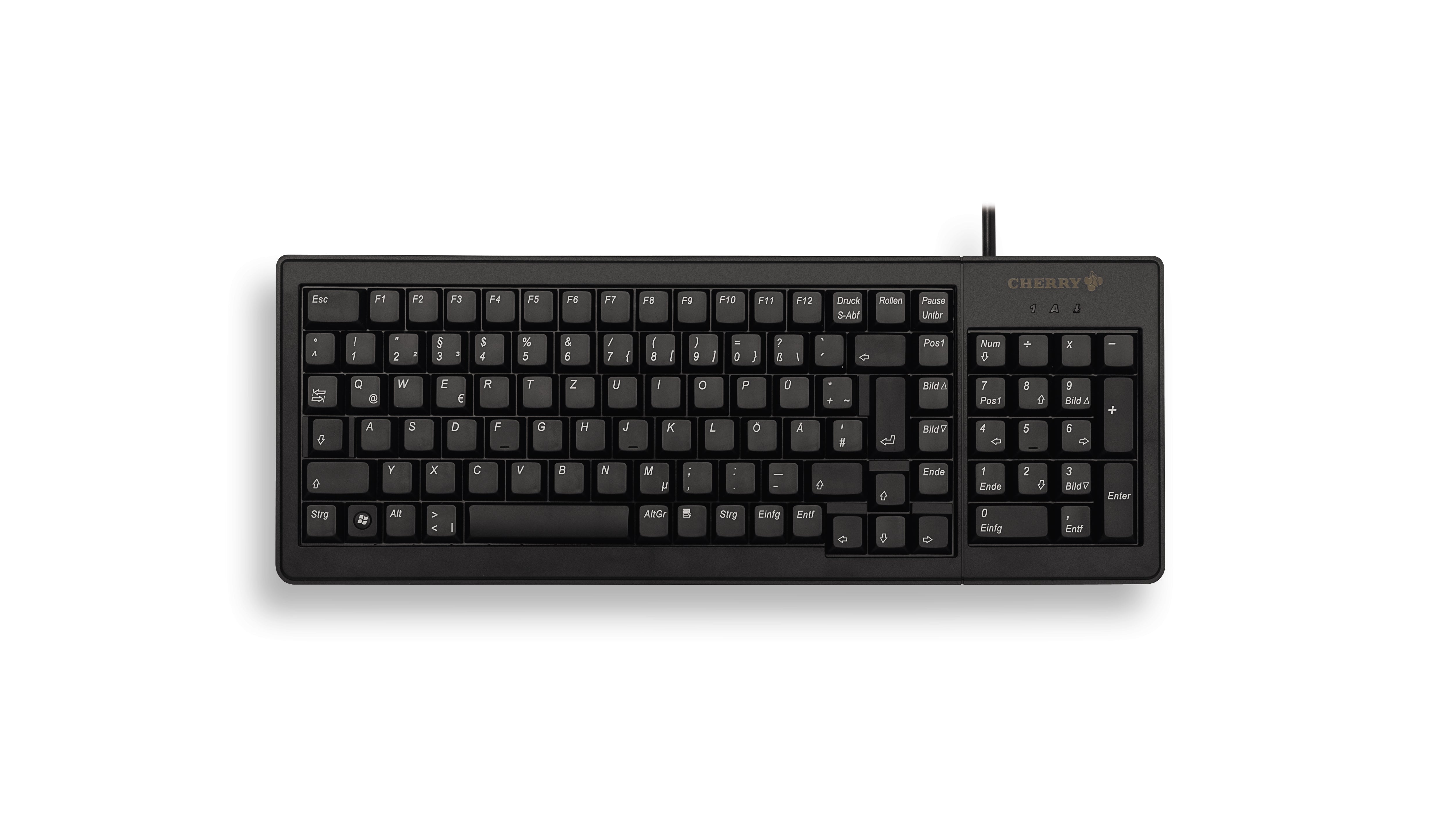 CHERRY XS G84-5200 – Tastatur, kabelgebunden (USB, PS/2), FR-Layout (FR), mechanisch – für Windows