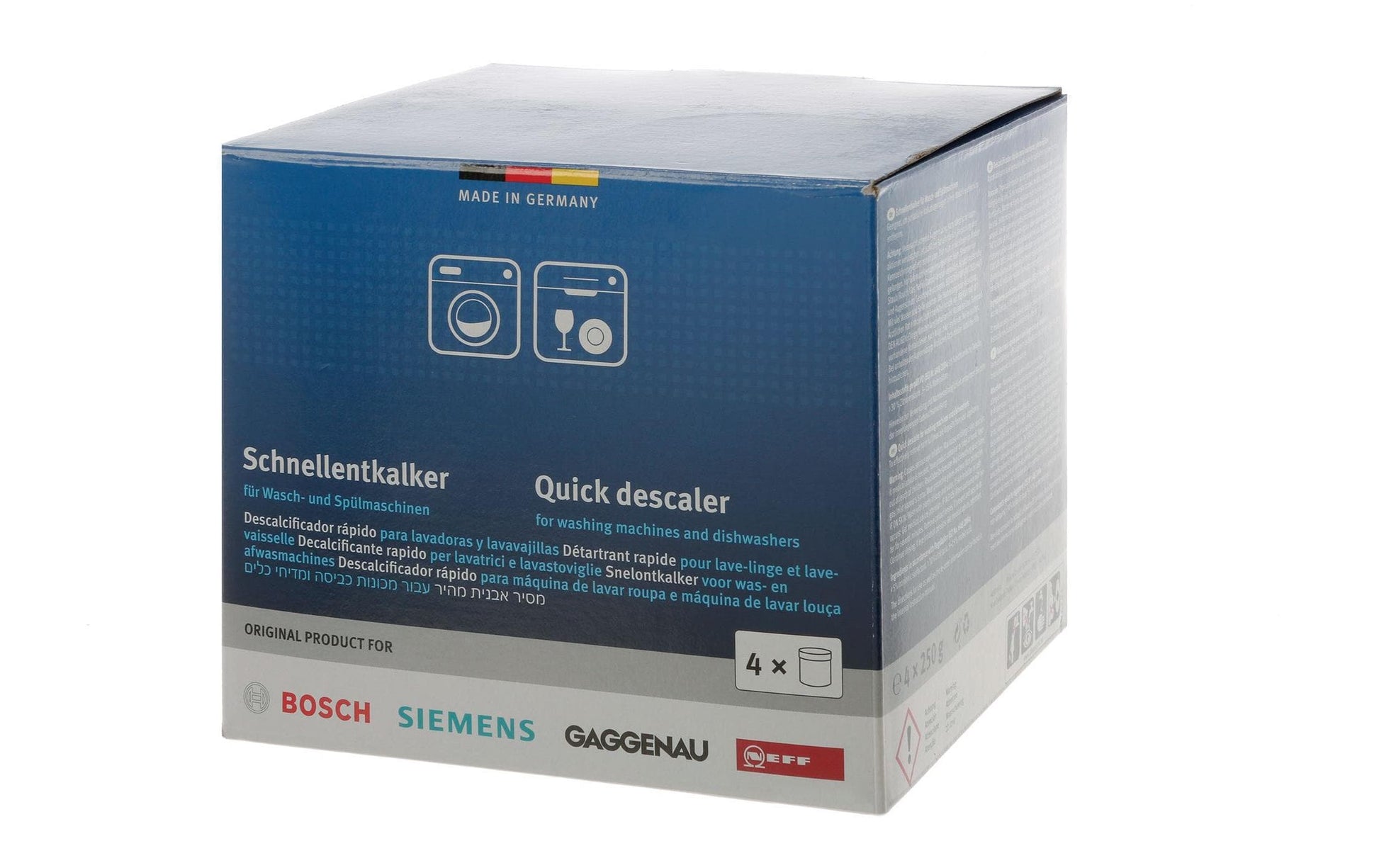 Siemens Entkalkungsmittel Schnellentkalker für Waschmaschine & Geschirrspüler – 1 kg