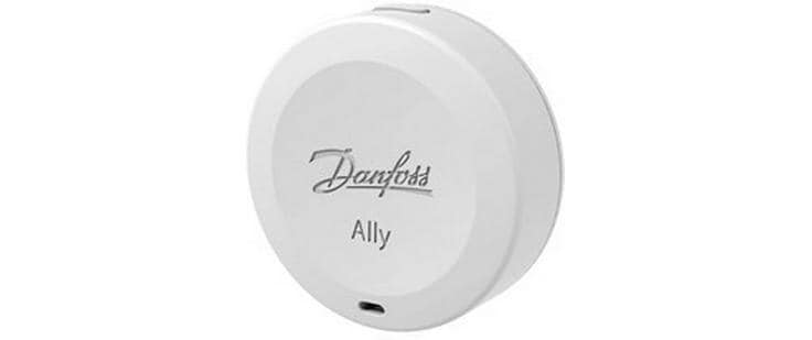 Danfoss Ally Raum Sensor – Thermo-/Hygrosensor, Funk, CR2450, 2 Jahre